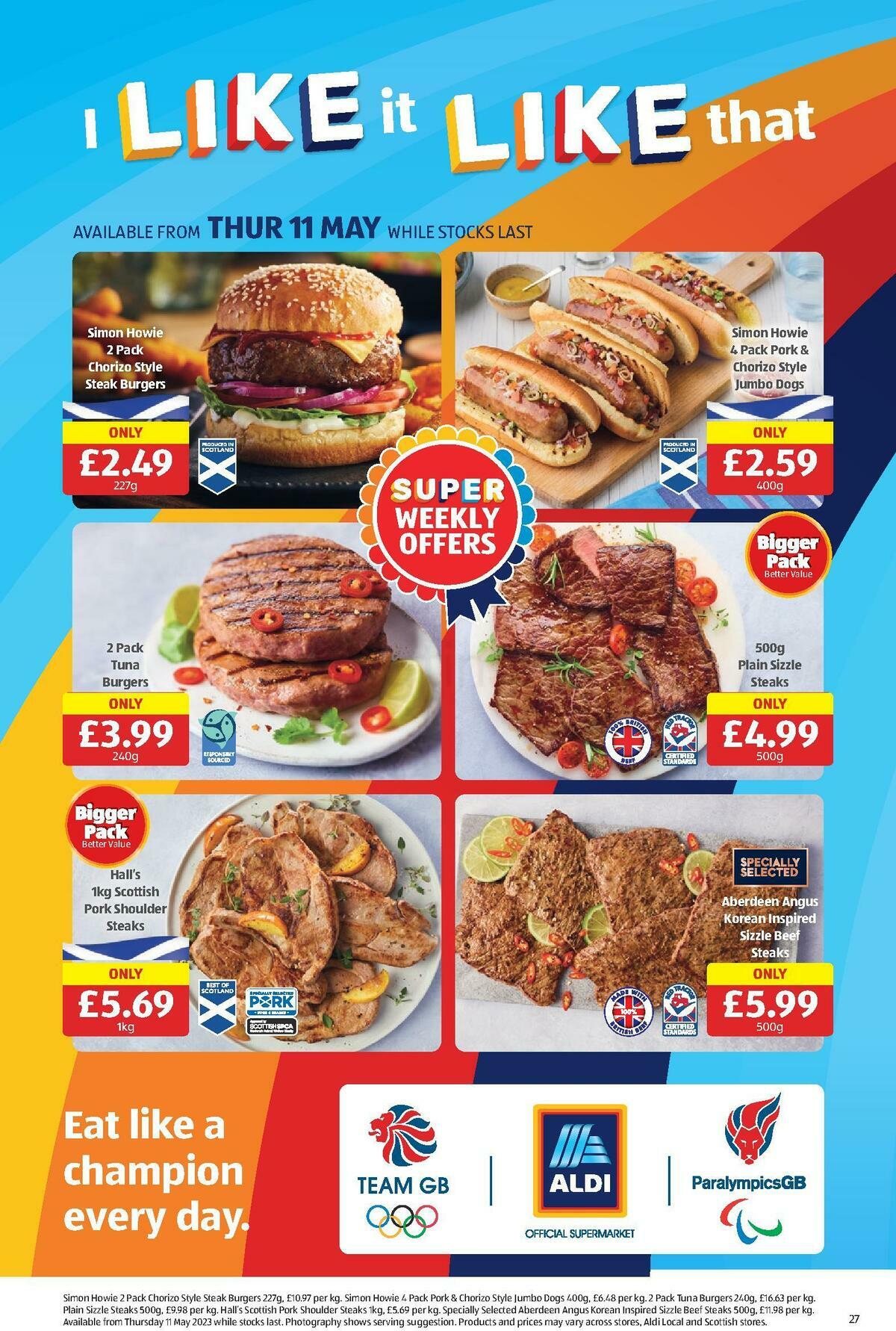 ALDI Scottish Offers from 7 May