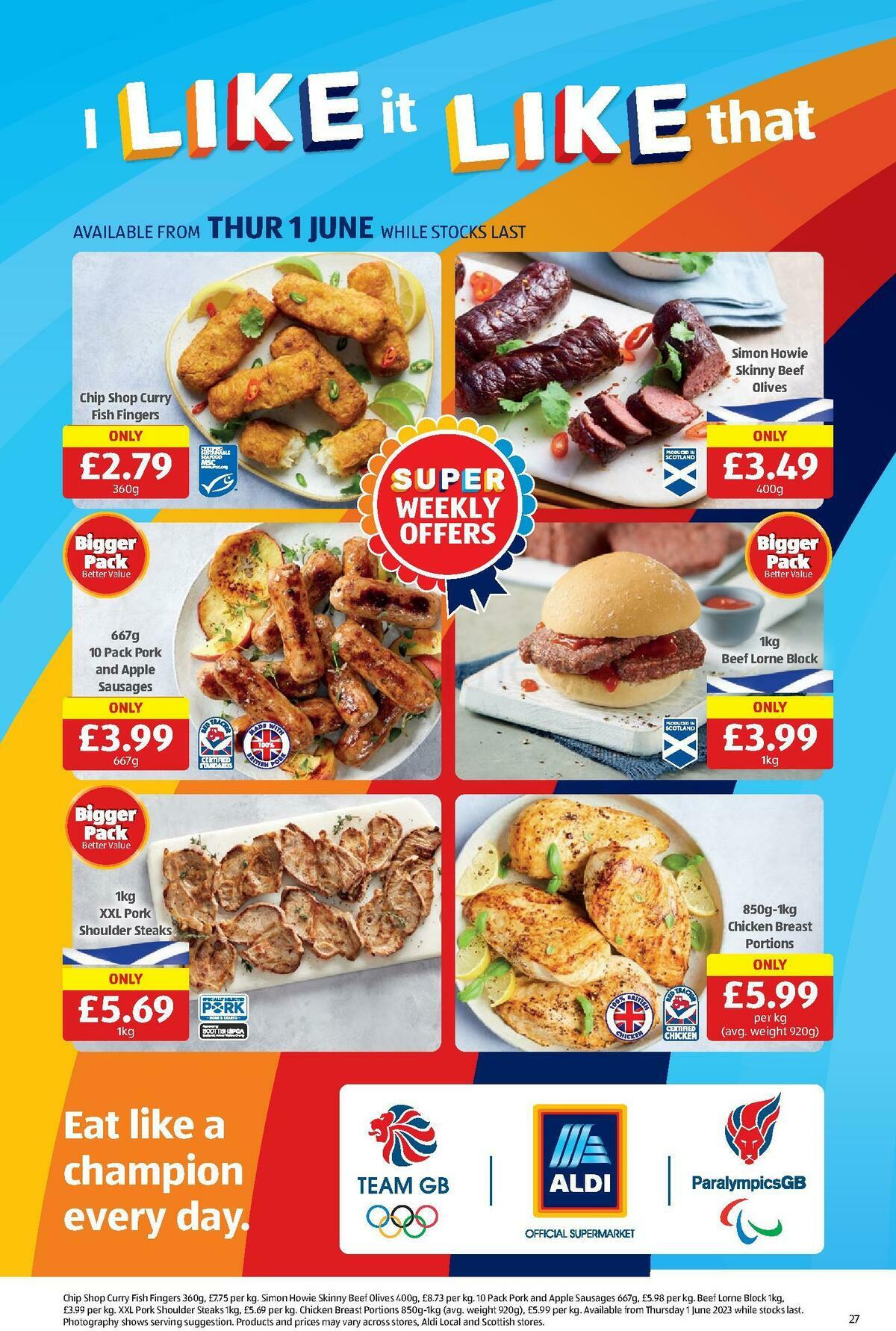 ALDI Scottish Offers from 28 May