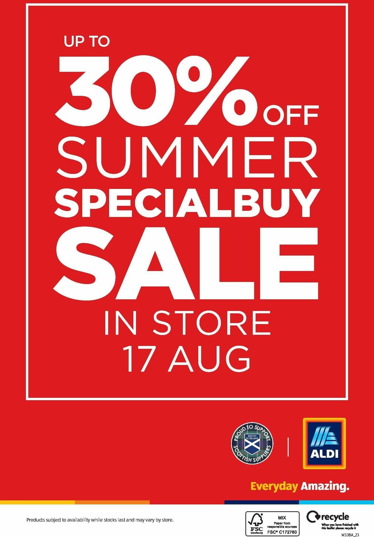 ALDI Scottish Offers from 14 August