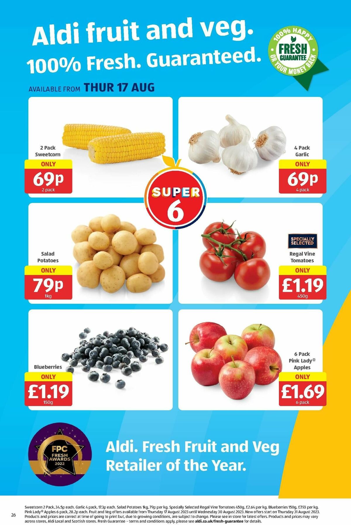 ALDI Scottish Offers from 21 August