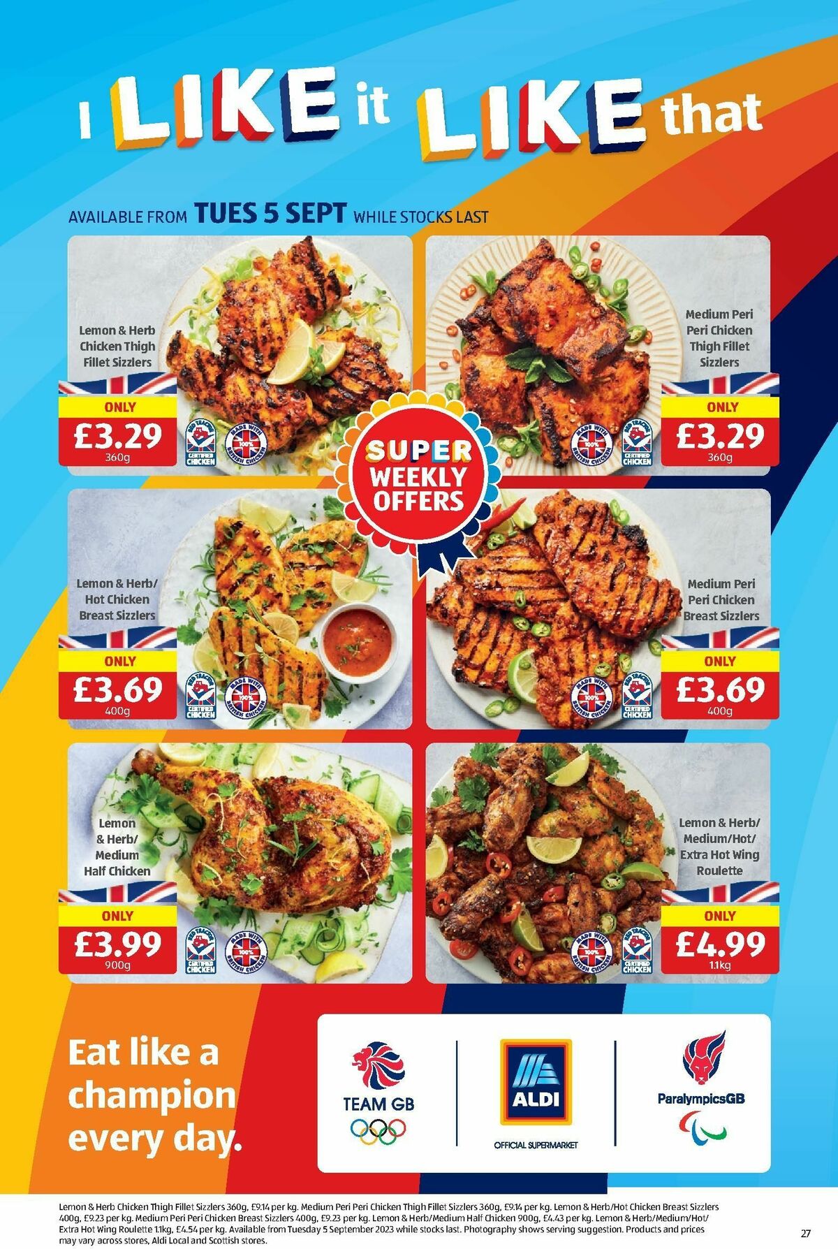 ALDI Offers from 4 September