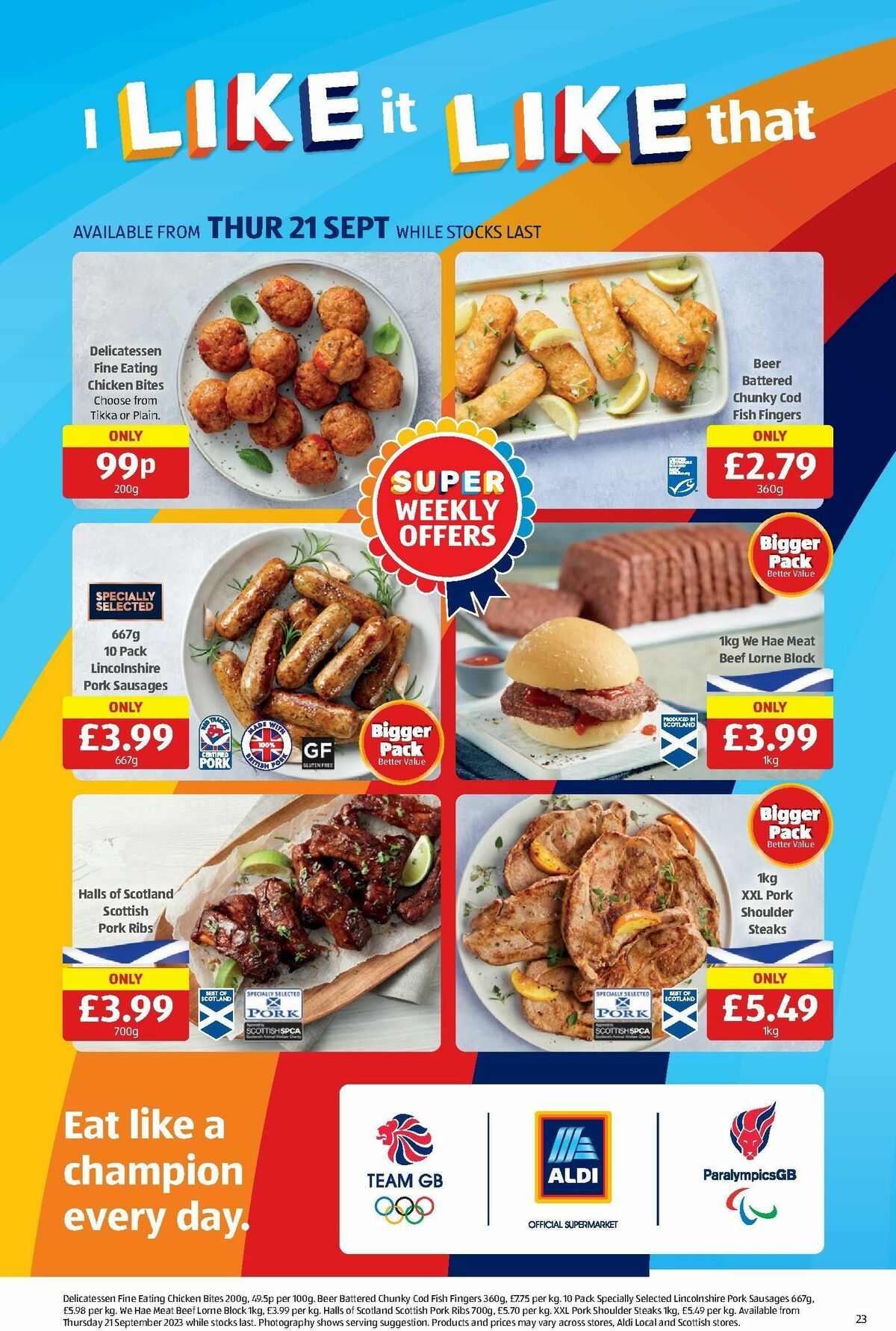 ALDI Scottish Offers from 18 September