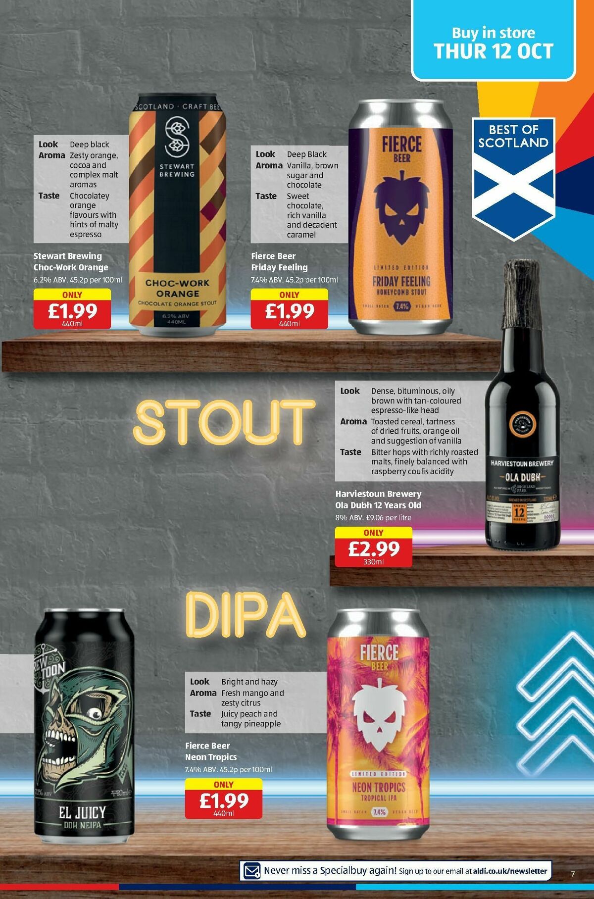 ALDI Scottish Offers from 9 October