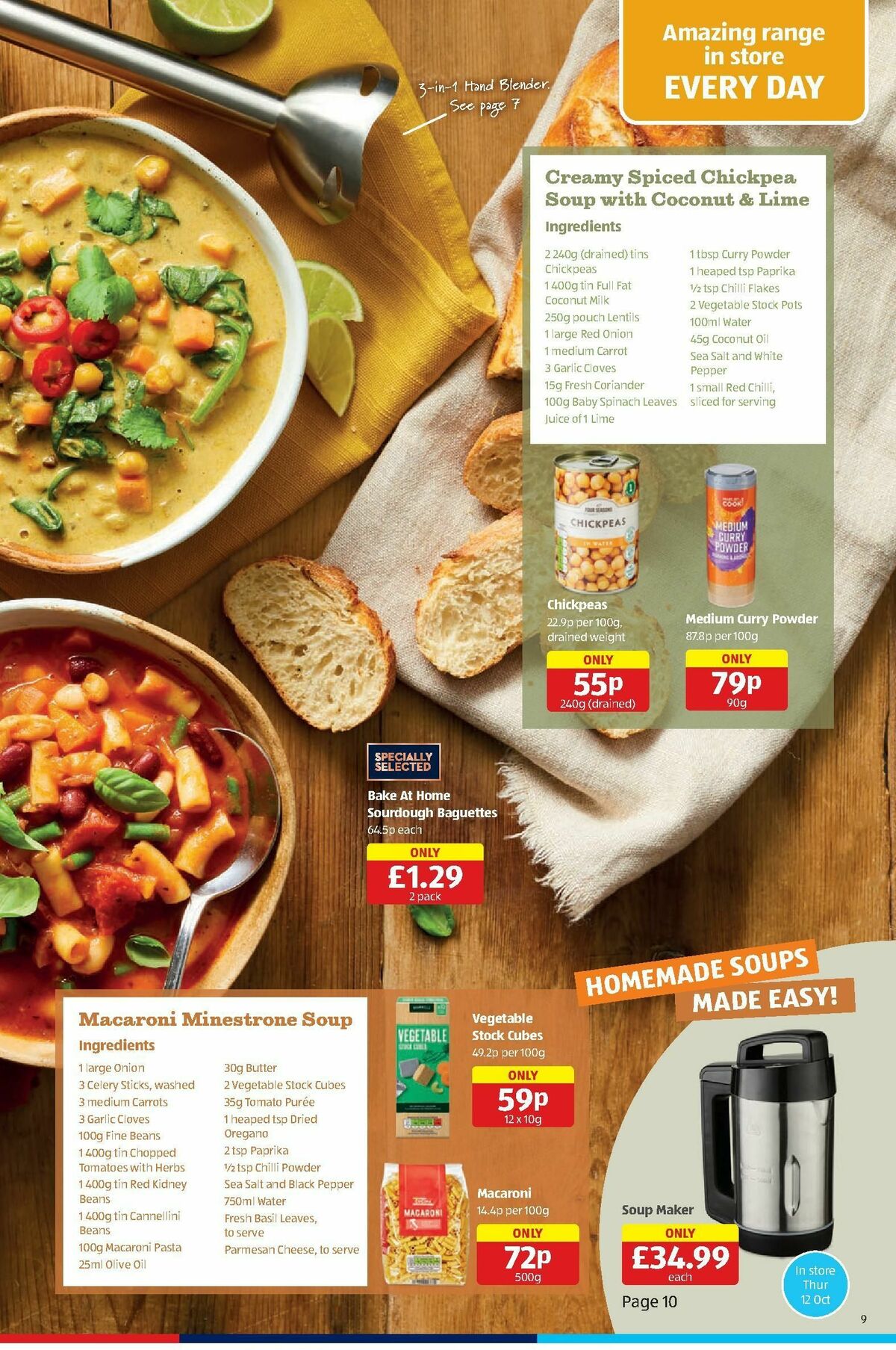ALDI Scottish Offers from 9 October