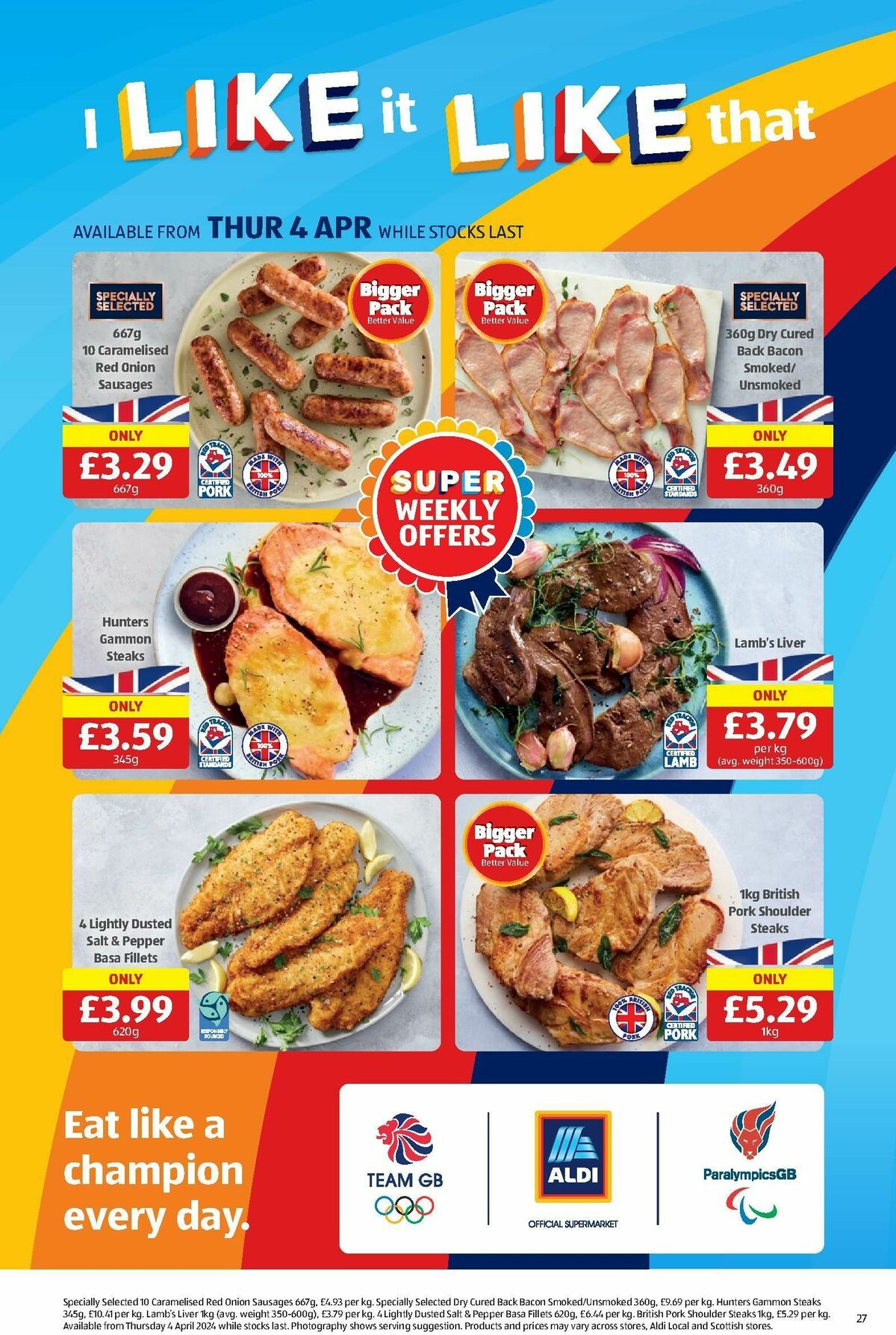 ALDI Offers from 1 April