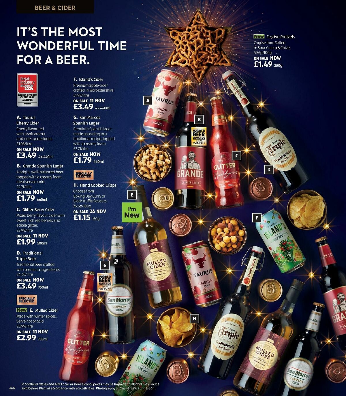 ALDI Christmas Brochure Offers from 8 November
