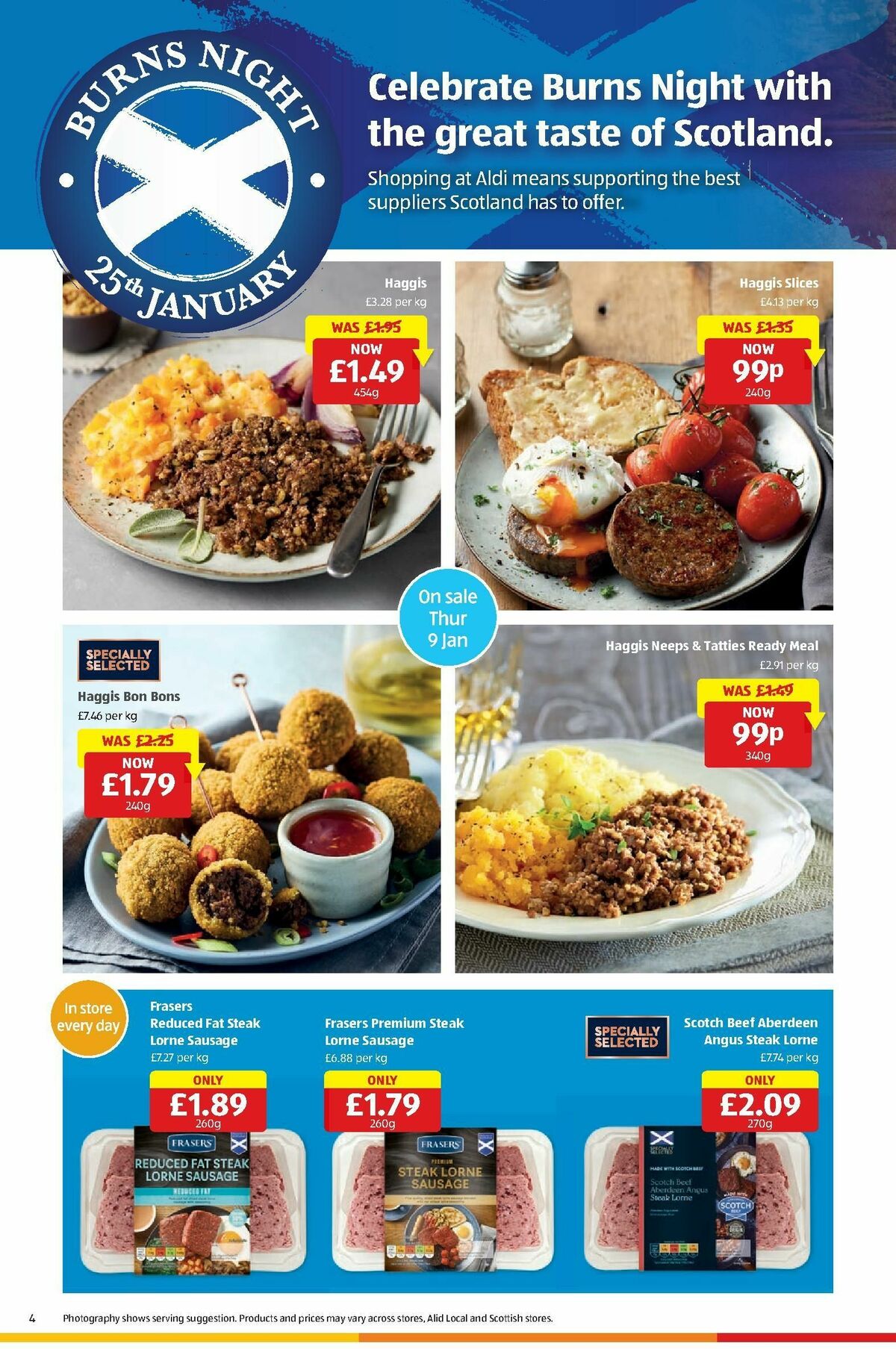 ALDI Scottish Offers from 13 January