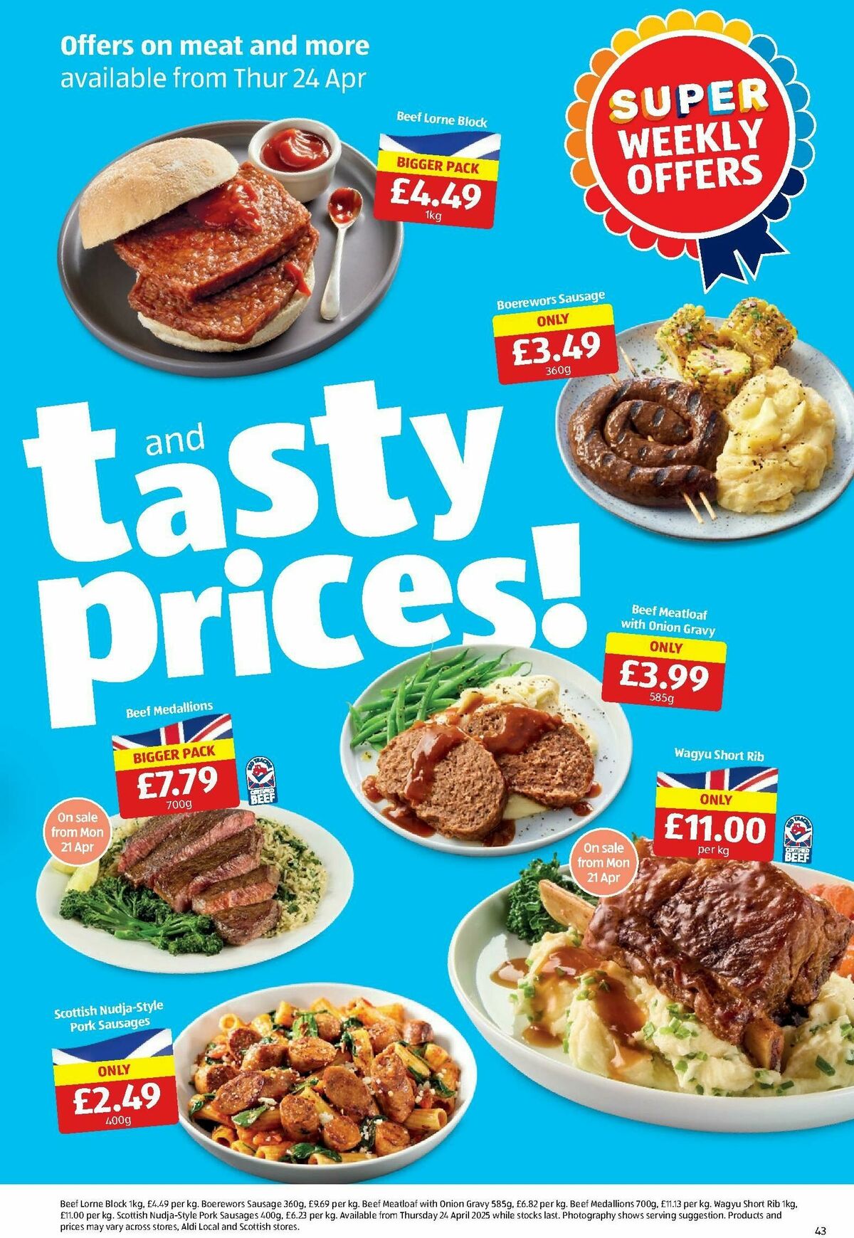 ALDI Scottish Offers from 21 April