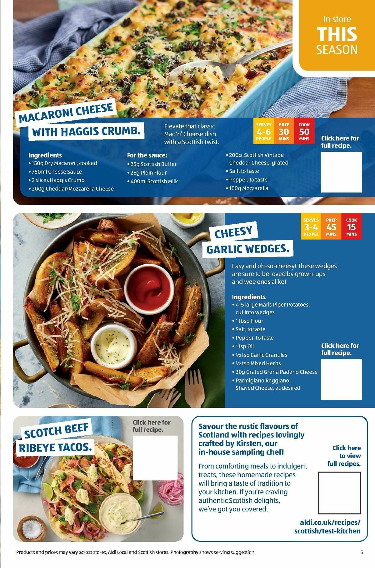 ALDI Scottish Offers from 8 September