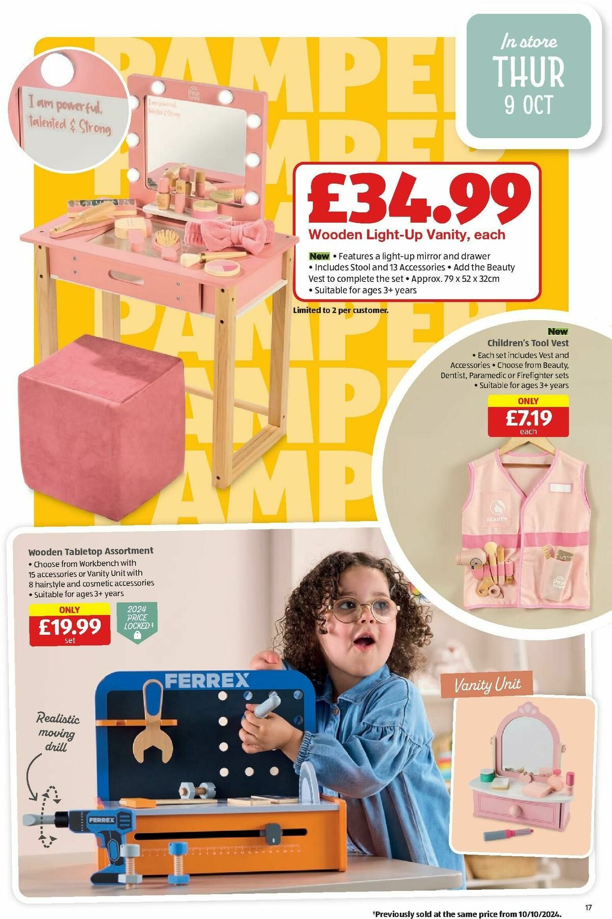 ALDI The Wooden Toy Event Offers from 23 October
