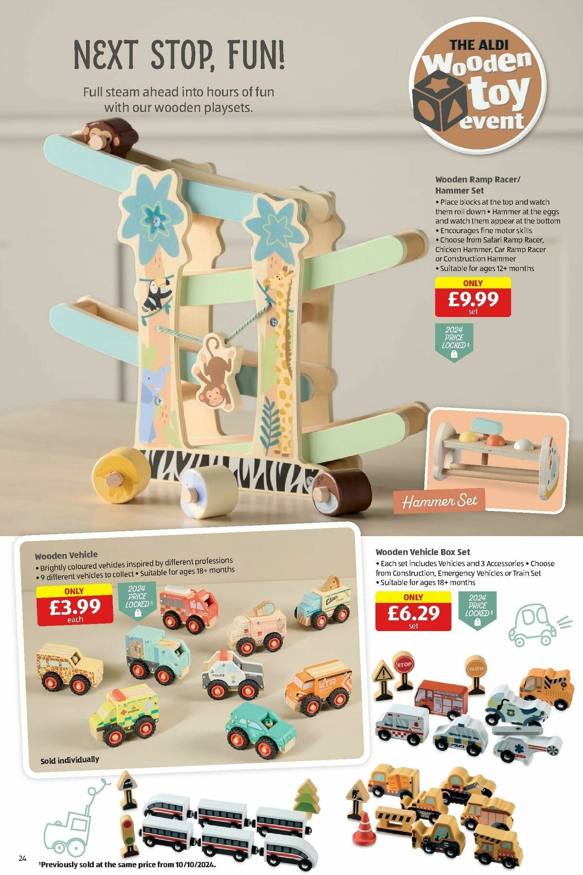 ALDI The Wooden Toy Event Offers from 23 October