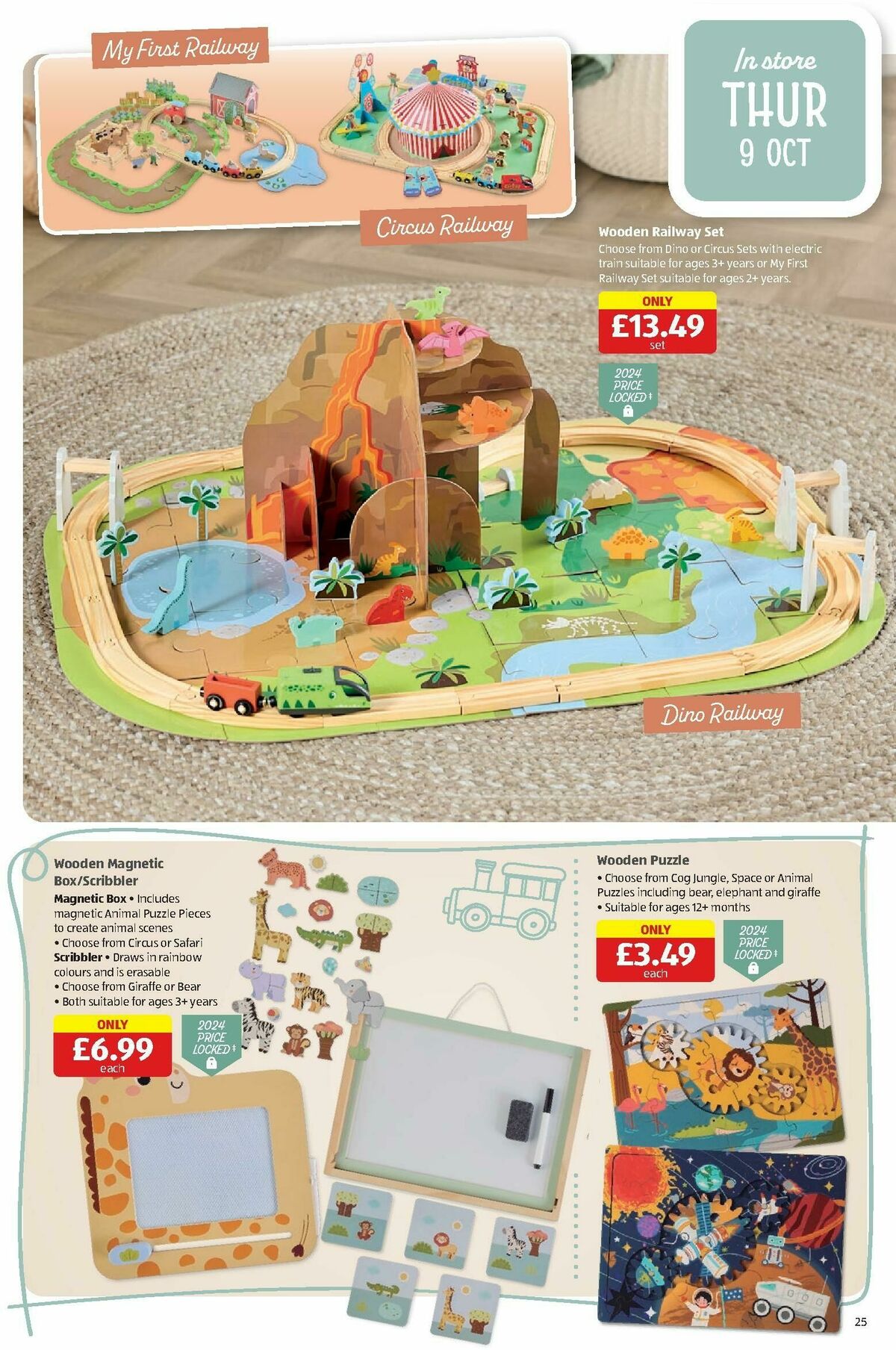 ALDI The Wooden Toy Event Offers from 23 October