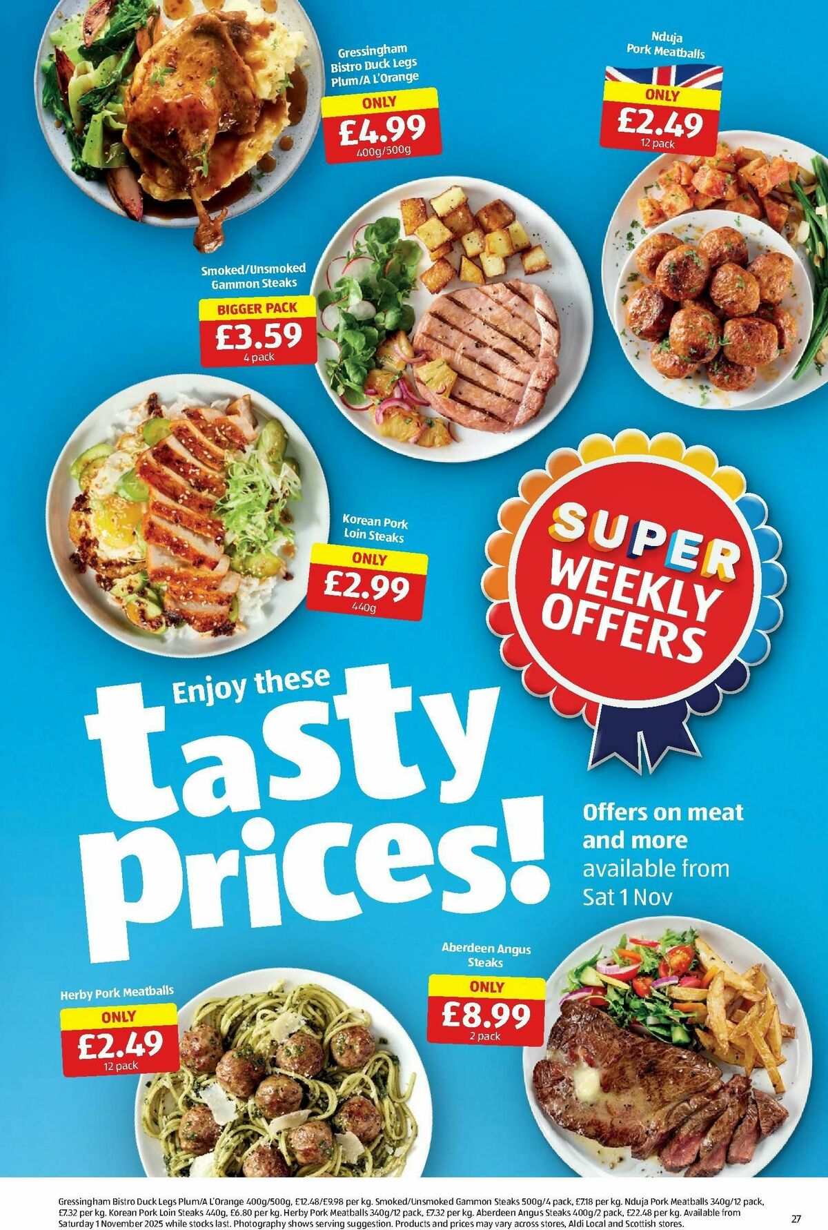 ALDI Offers from 27 October