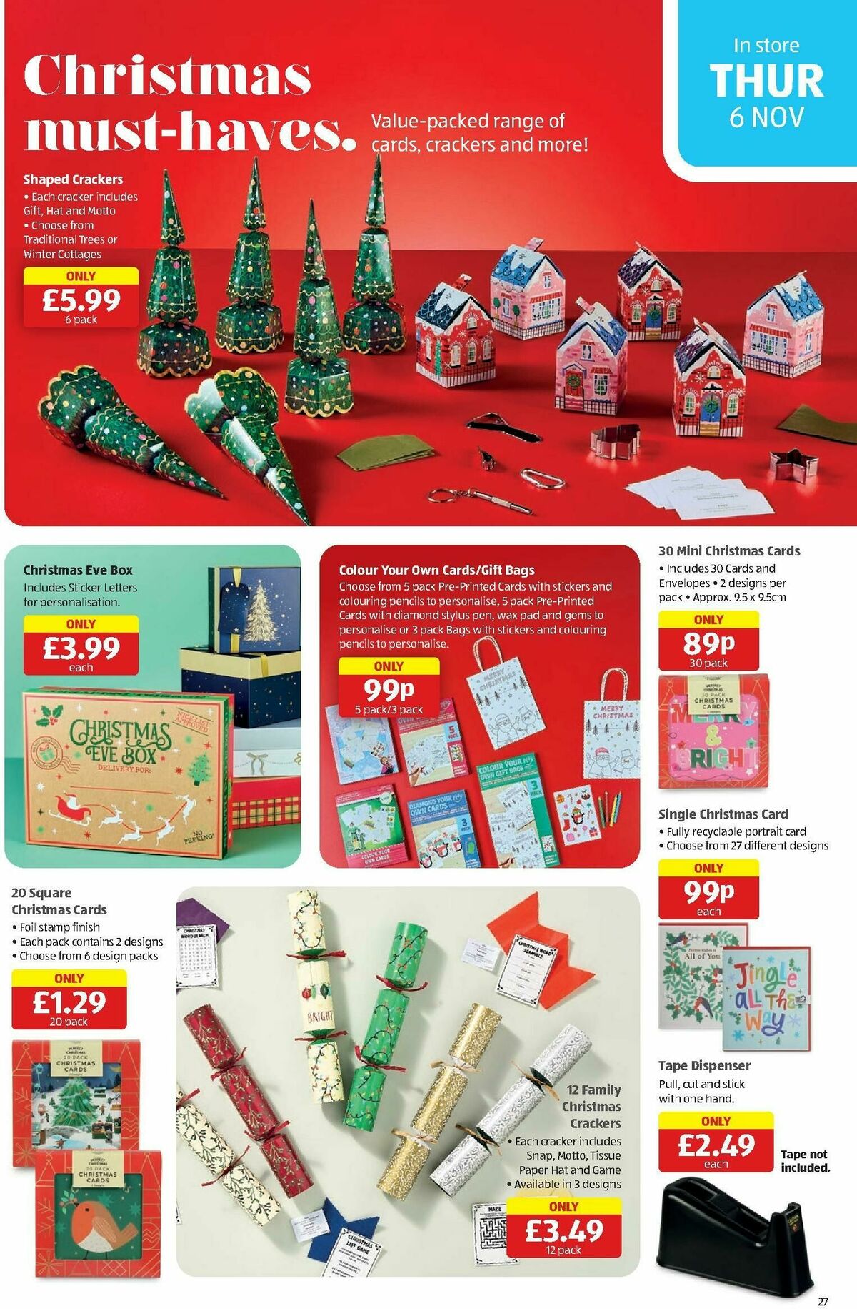 ALDI Scottish Offers from 3 November