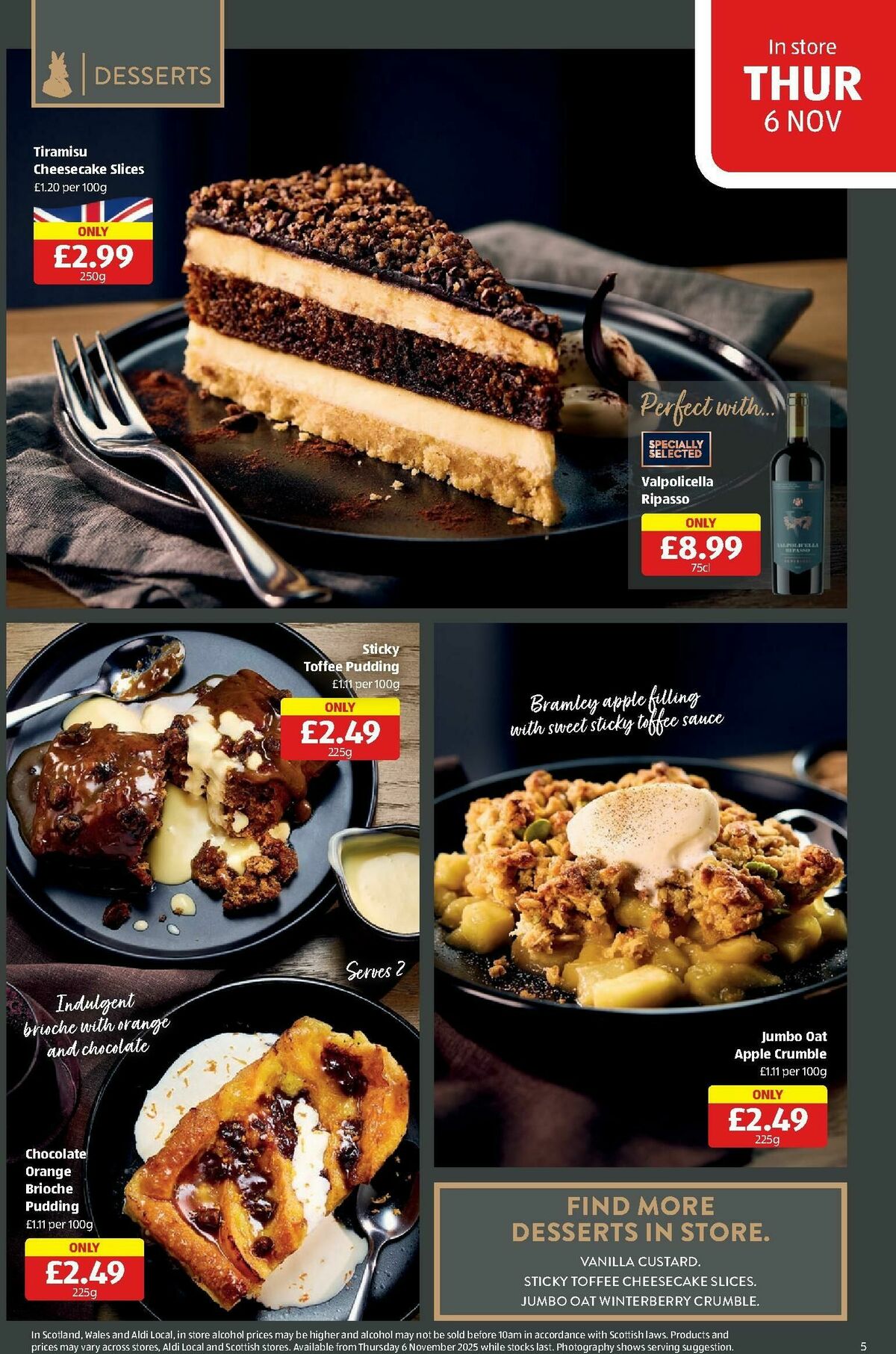 ALDI Scottish Offers from 3 November