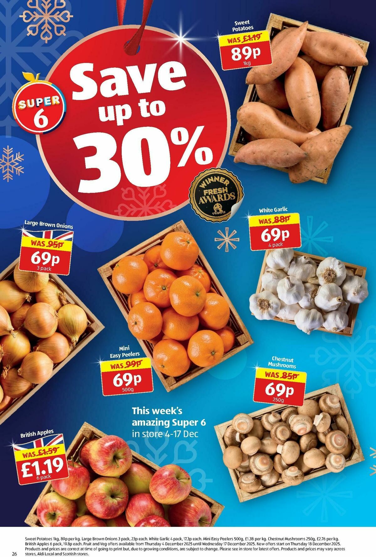 ALDI Scottish Offers from 8 December