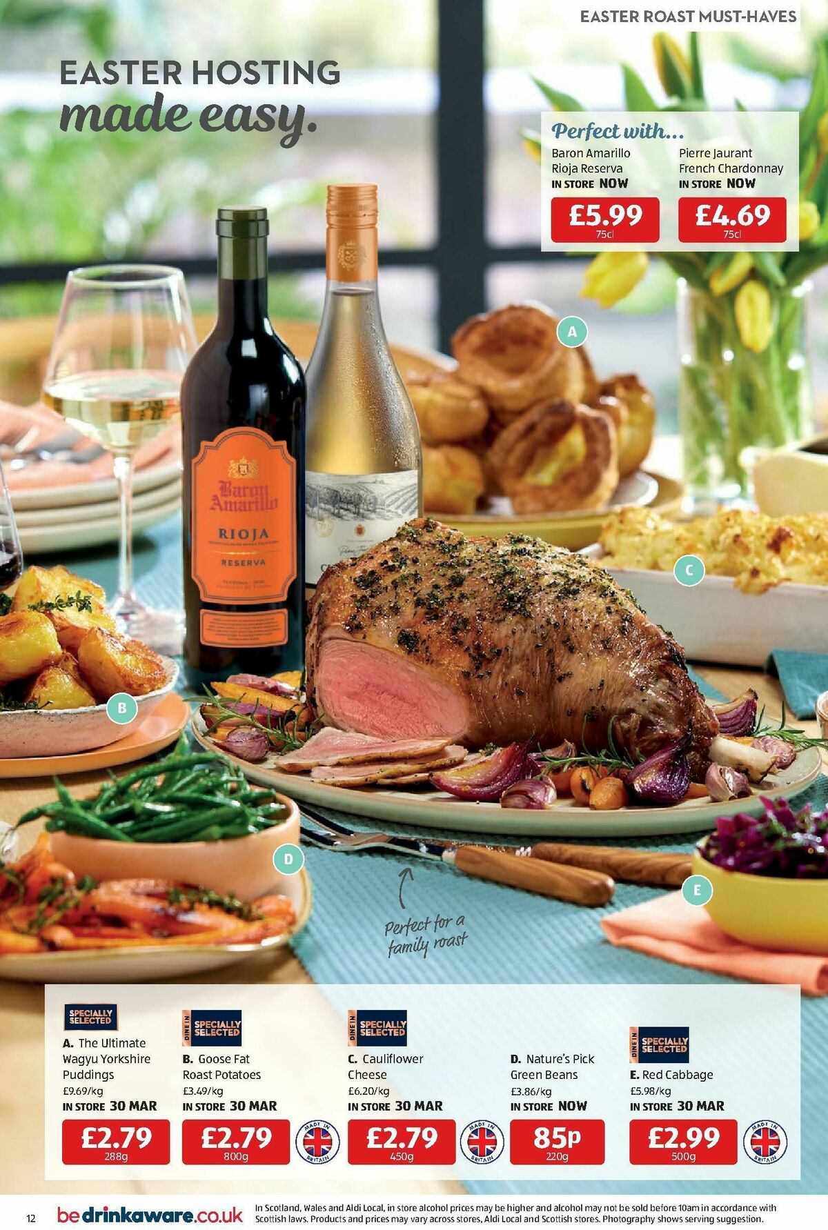 ALDI Easter Brochure Offers from 12 March