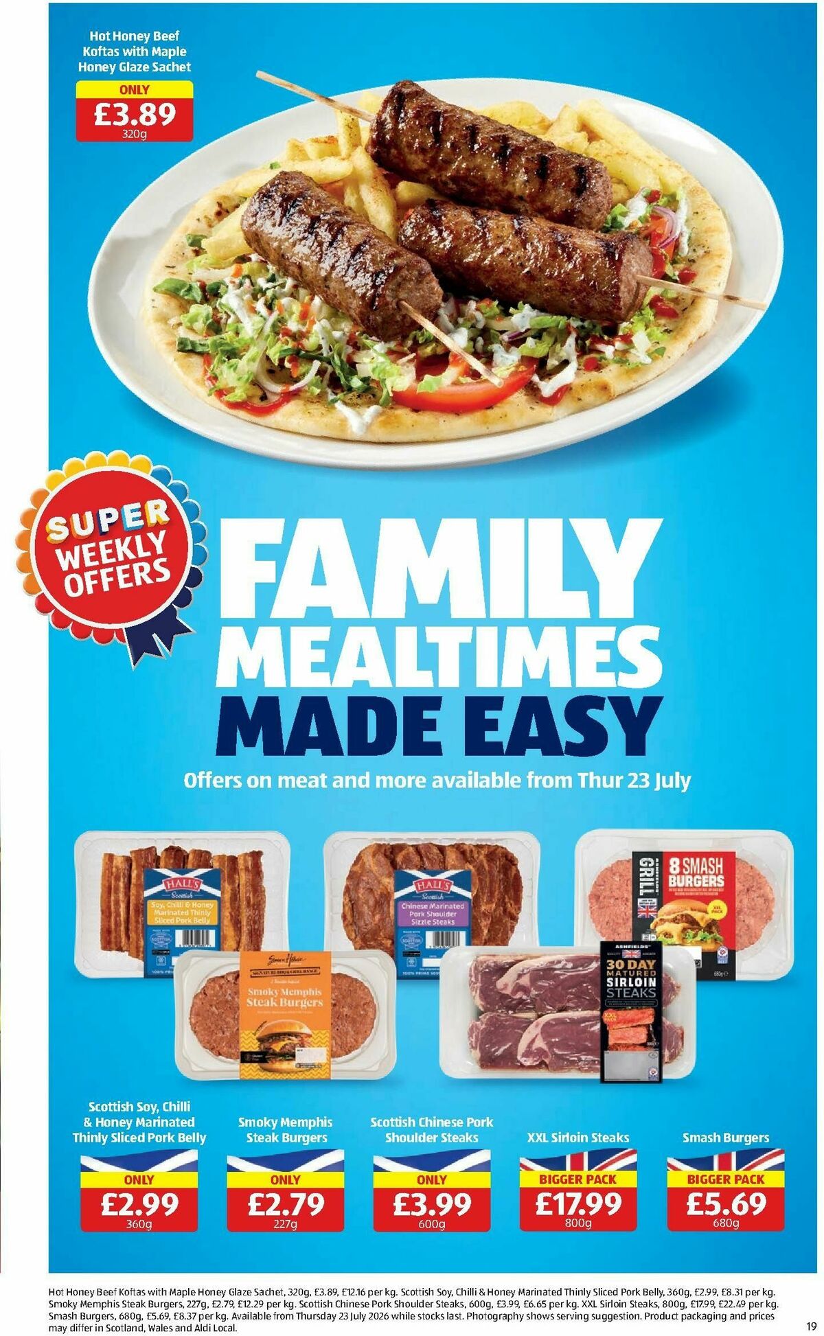 ALDI Scottish Offers from 20 July