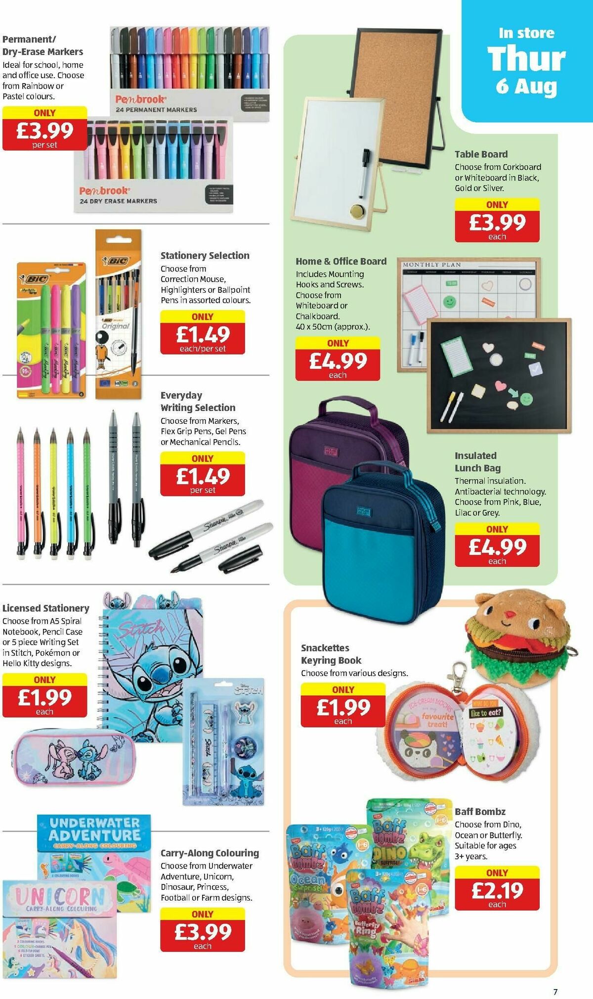 ALDI Scottish Offers from 3 August