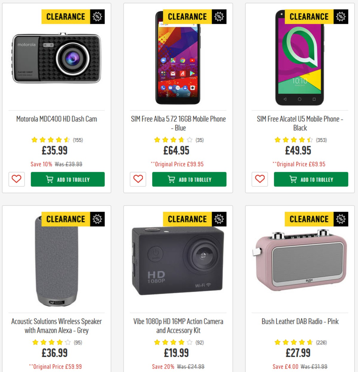 Argos Offers from 12 March