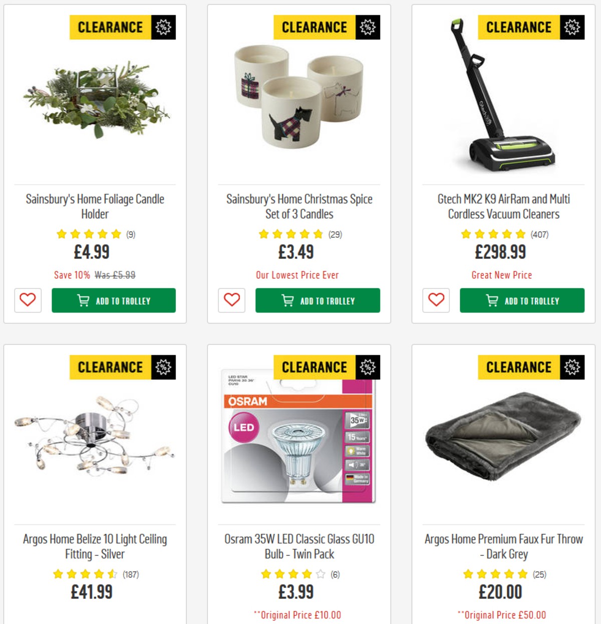 Argos Offers from 19 March