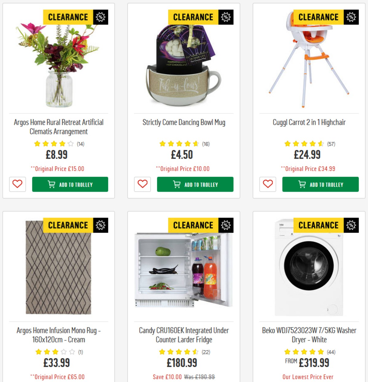 Argos Offers from 19 March