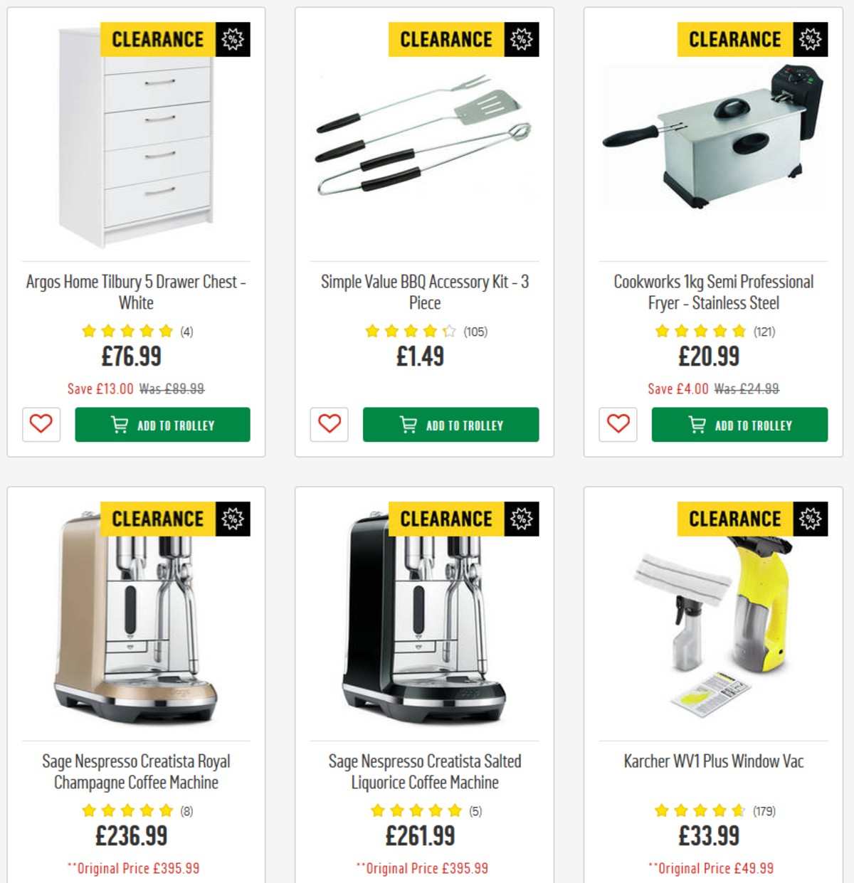 Argos Offers from 19 March