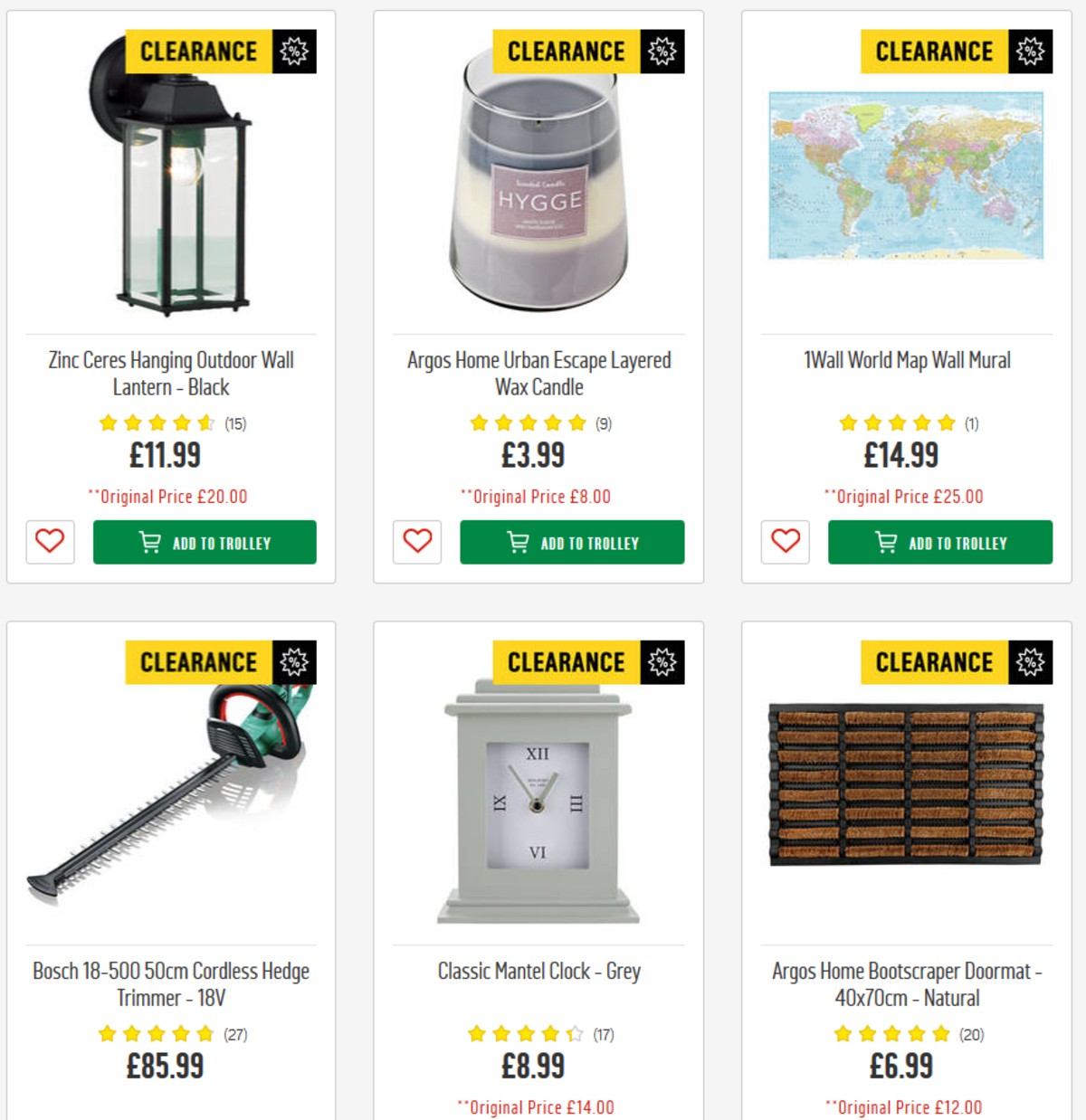 Argos Offers from 19 March