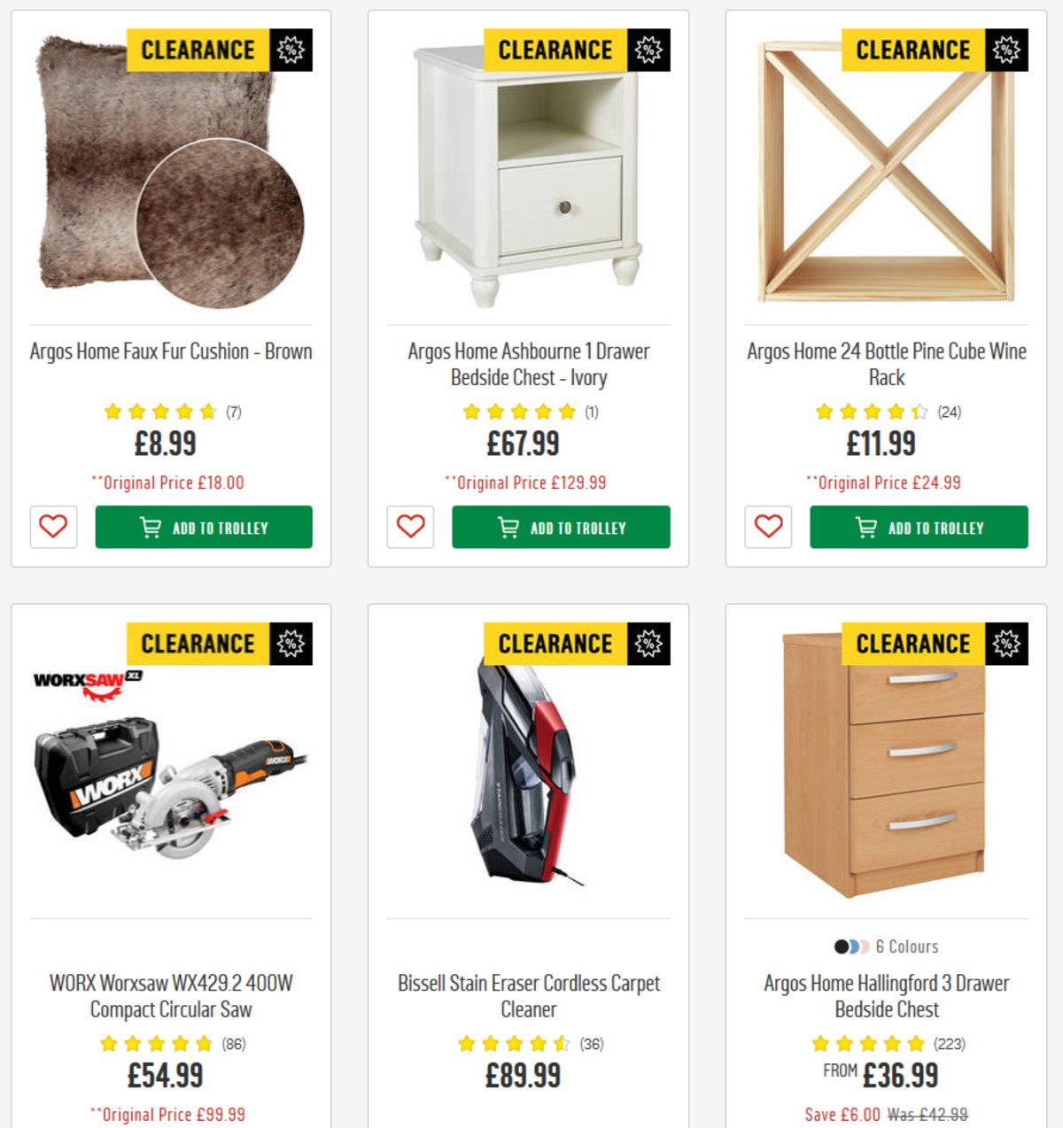 Argos Offers from 19 March
