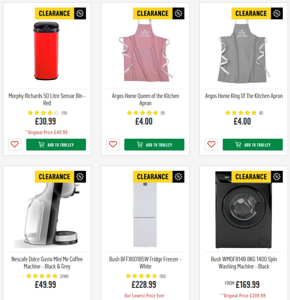 Argos Offers from 19 March