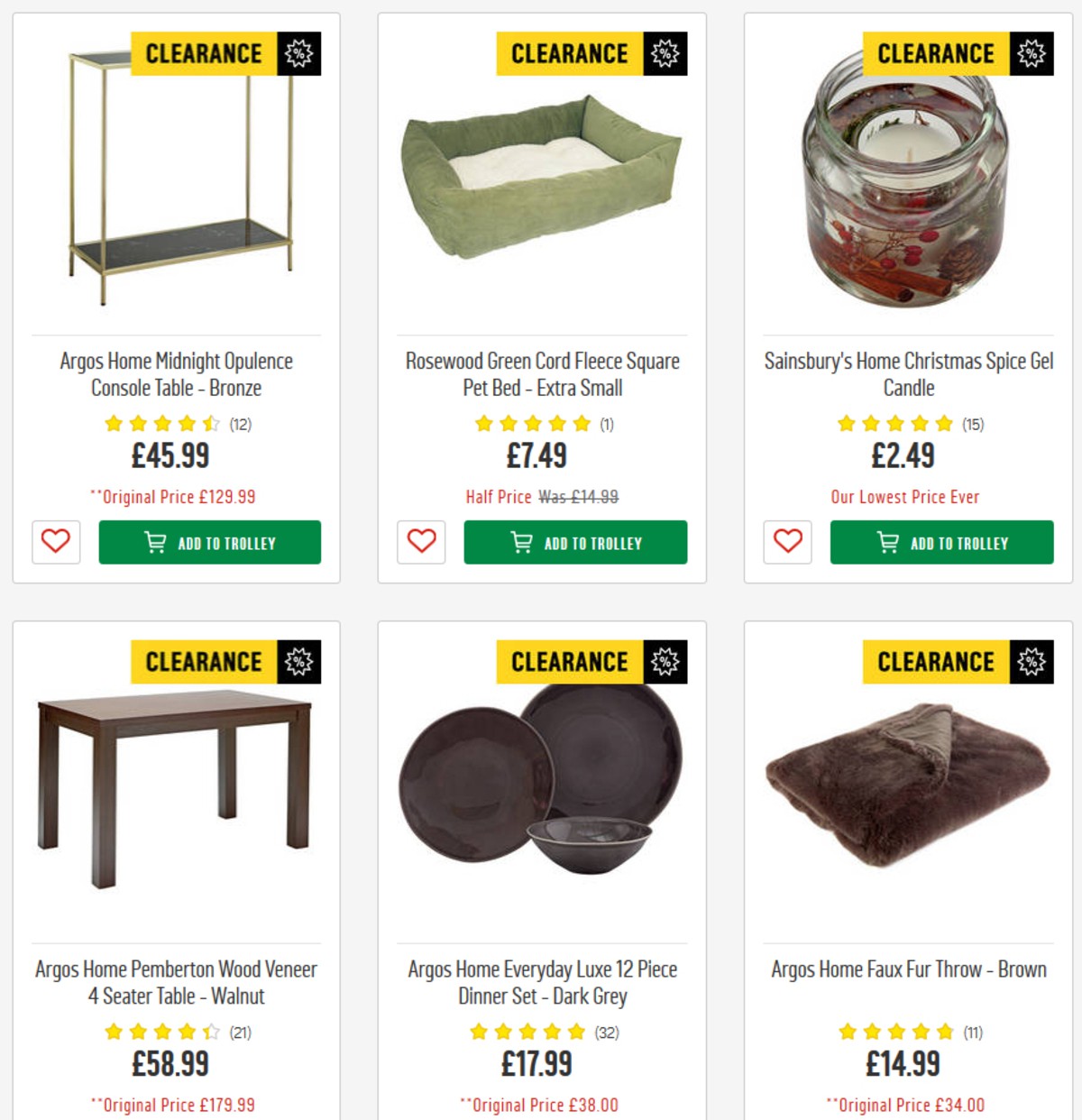 Argos Offers from 19 March