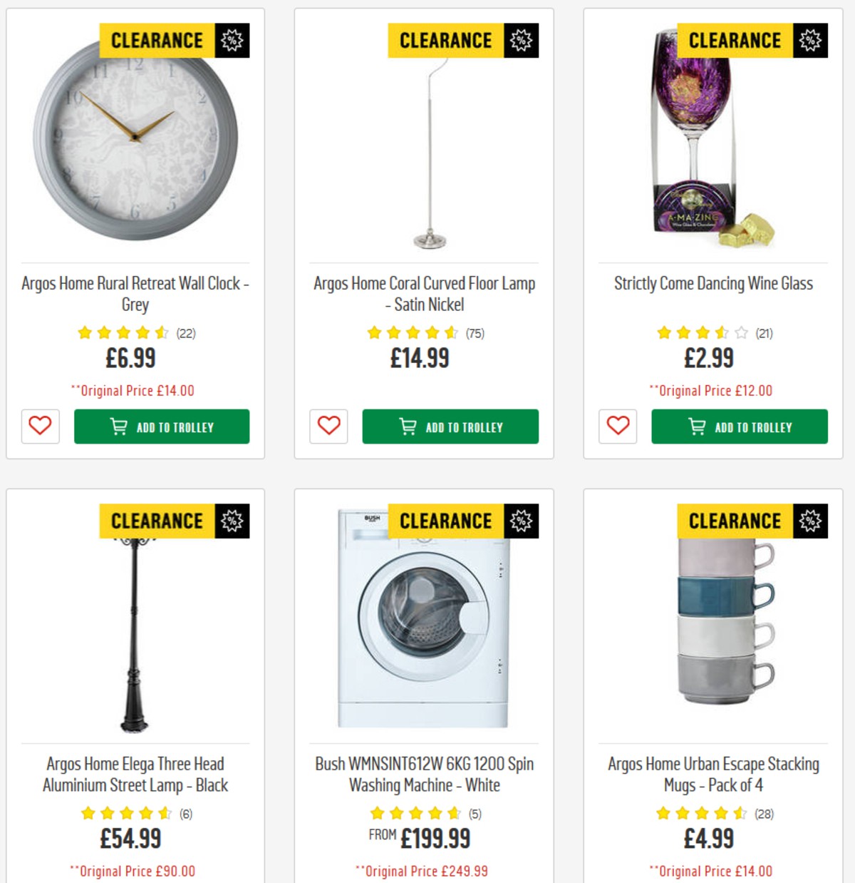 Argos Offers from 19 March