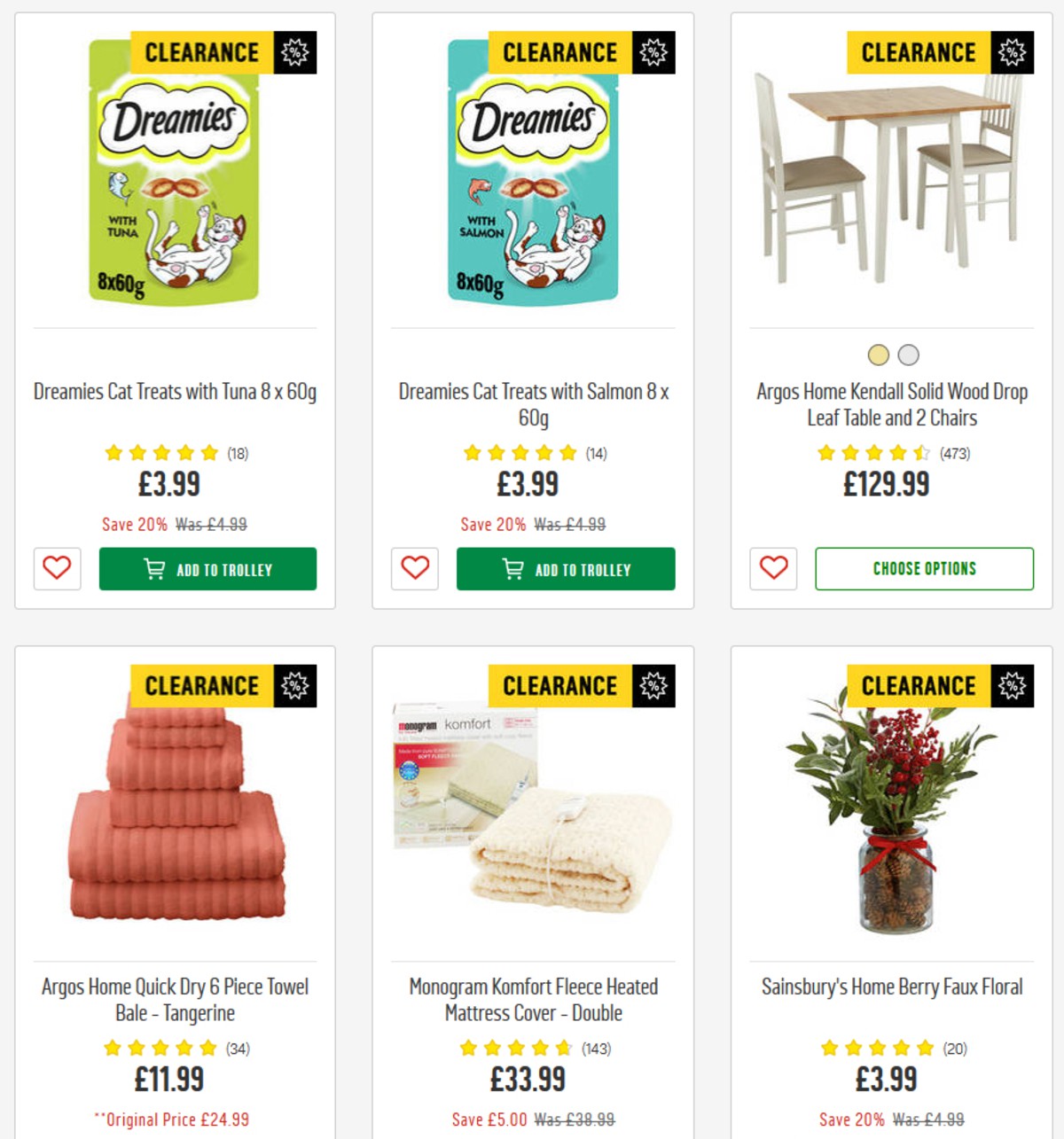 Argos Offers from 19 March