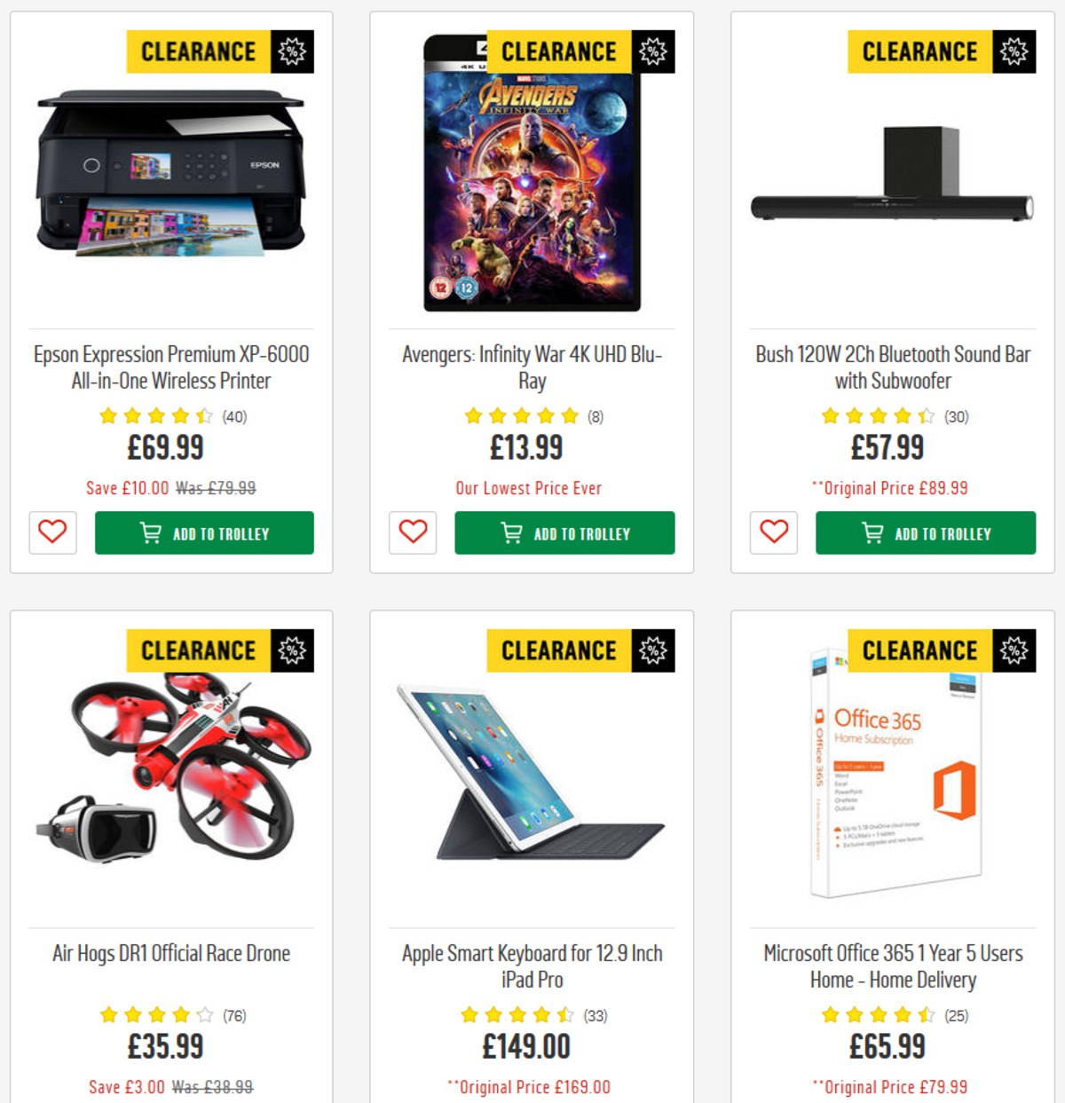Argos Offers from 2 April