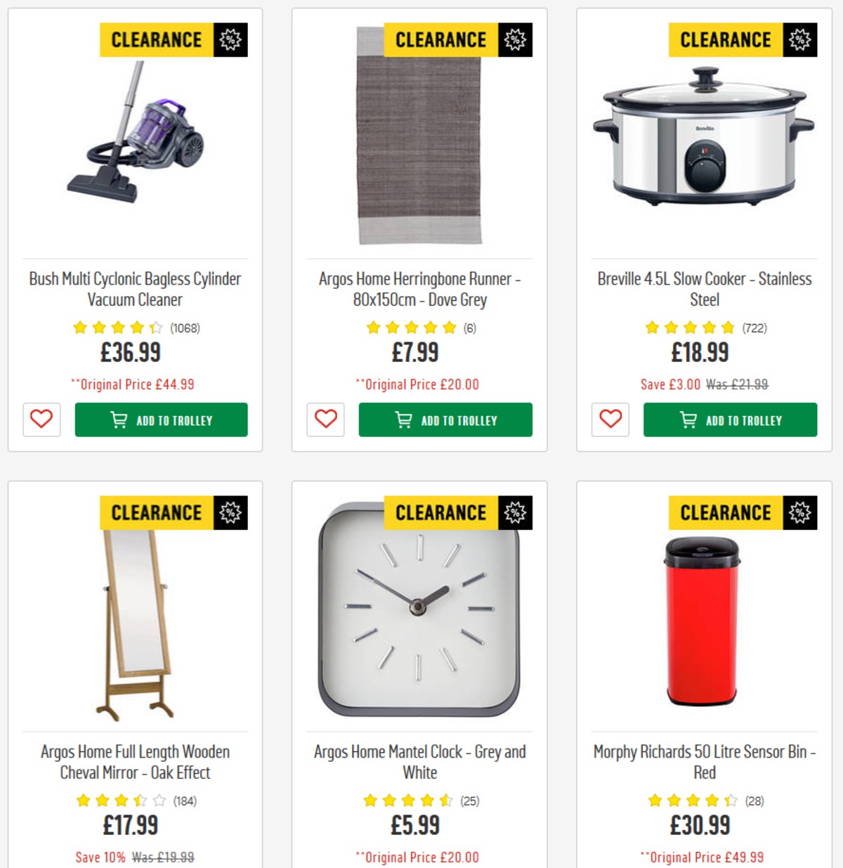 Argos Offers from 2 April