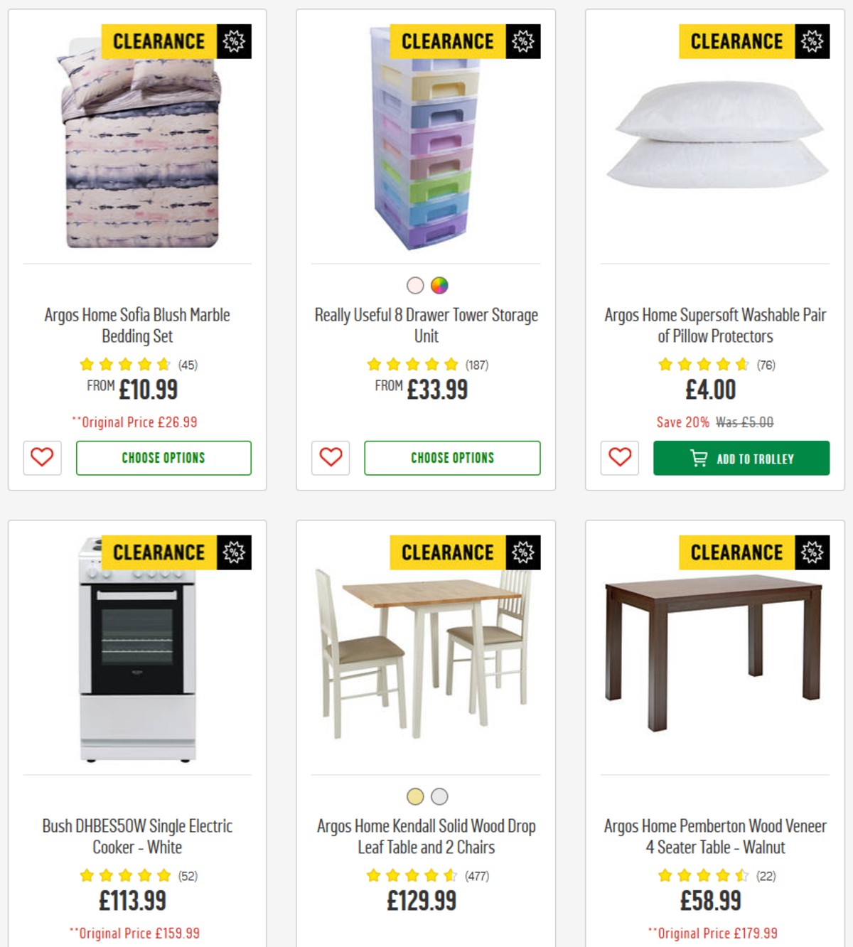 Argos Offers from 2 April