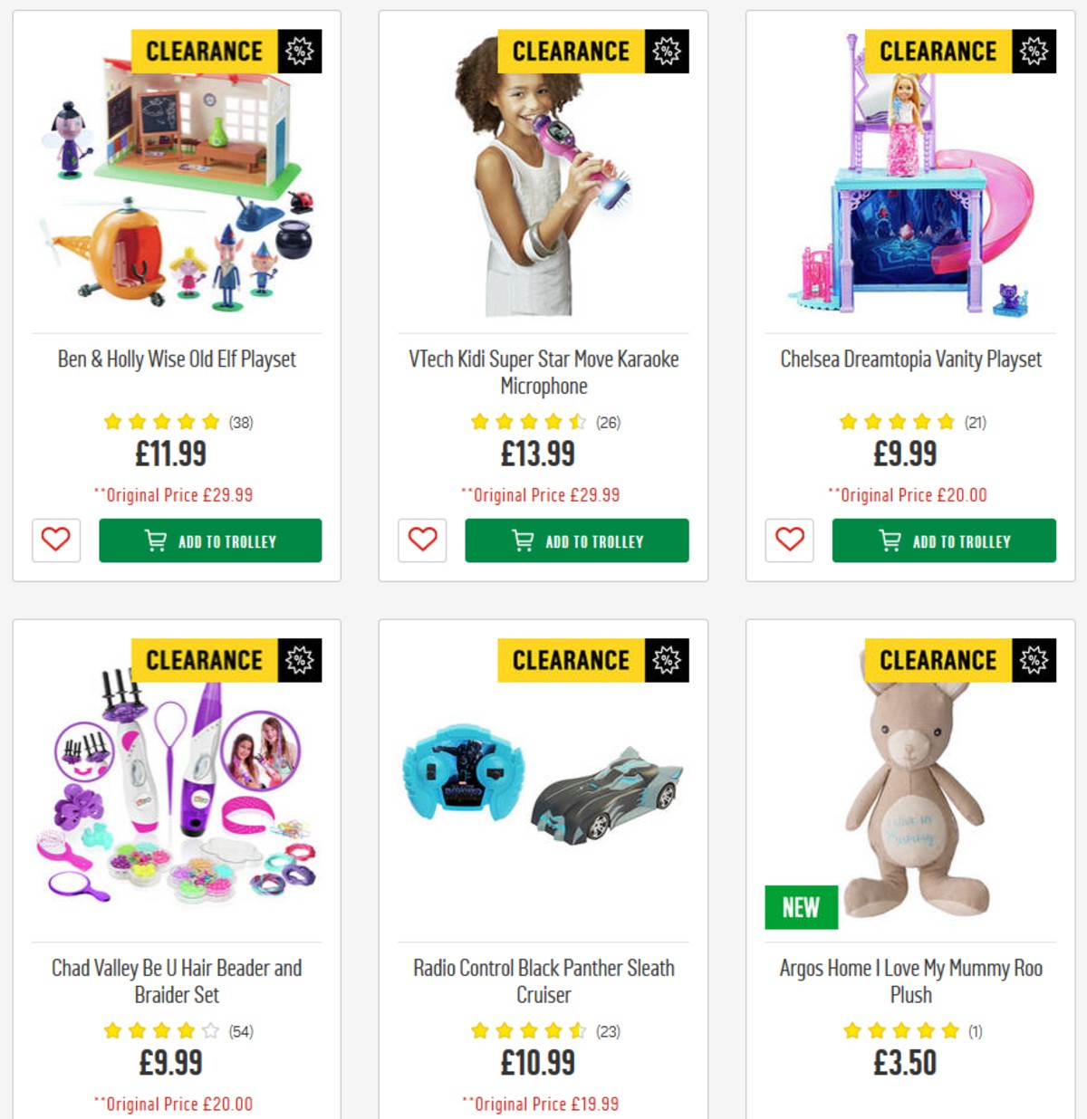 Argos Offers from 9 April