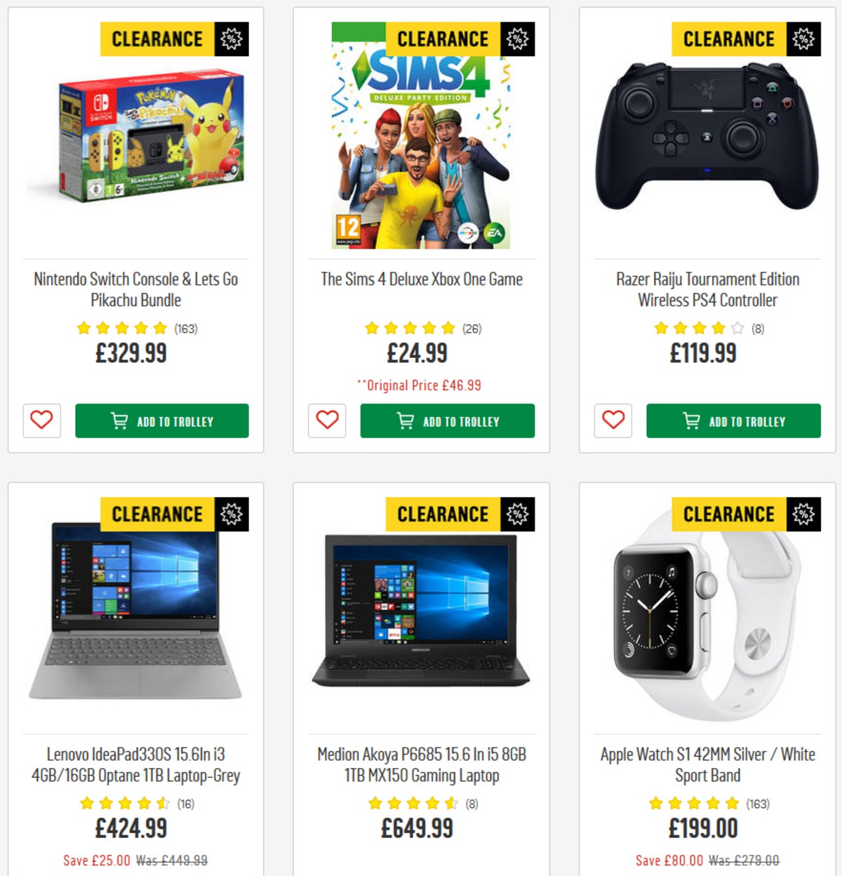 Argos Offers from 9 April