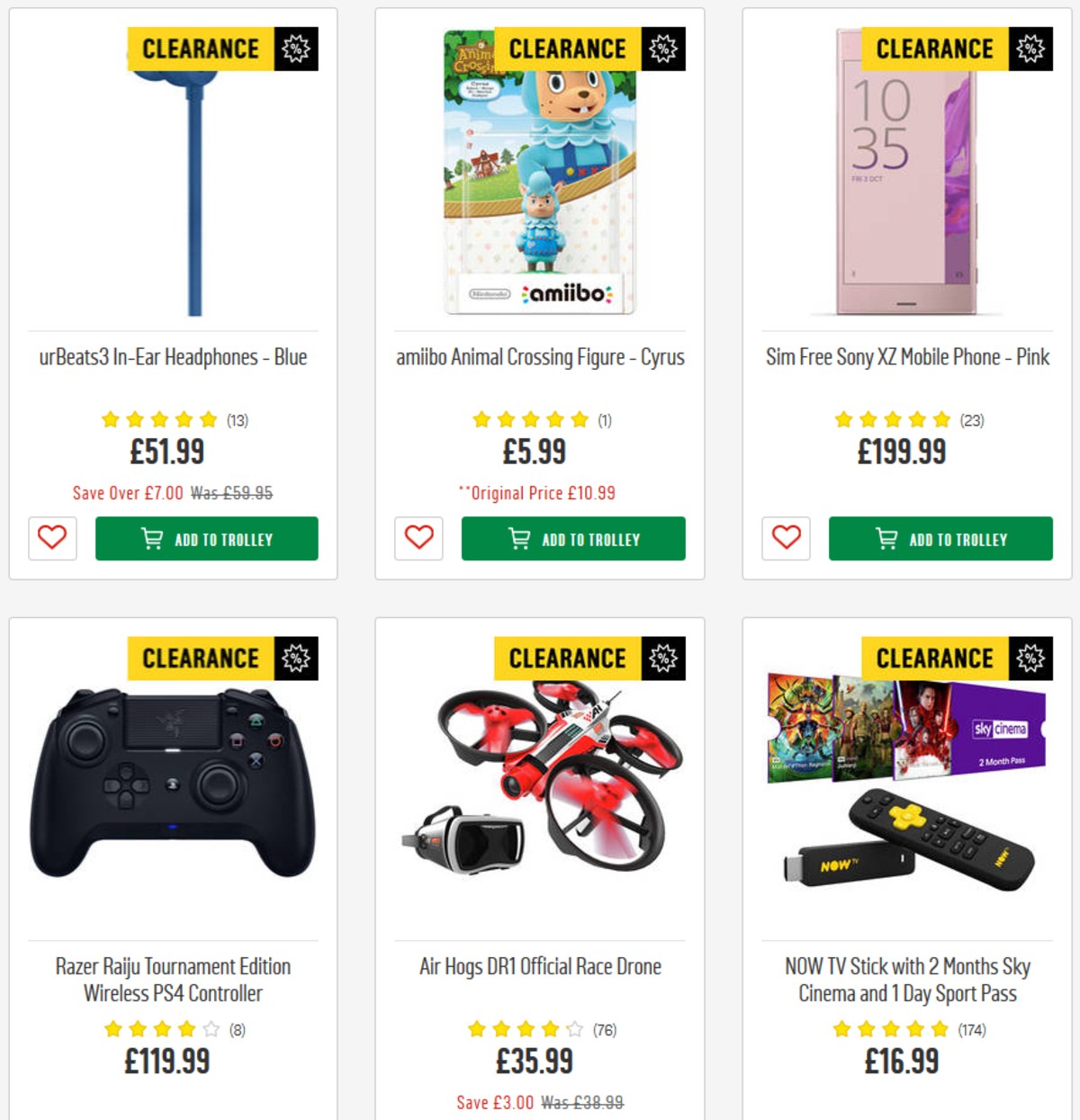 Argos Offers from 16 April