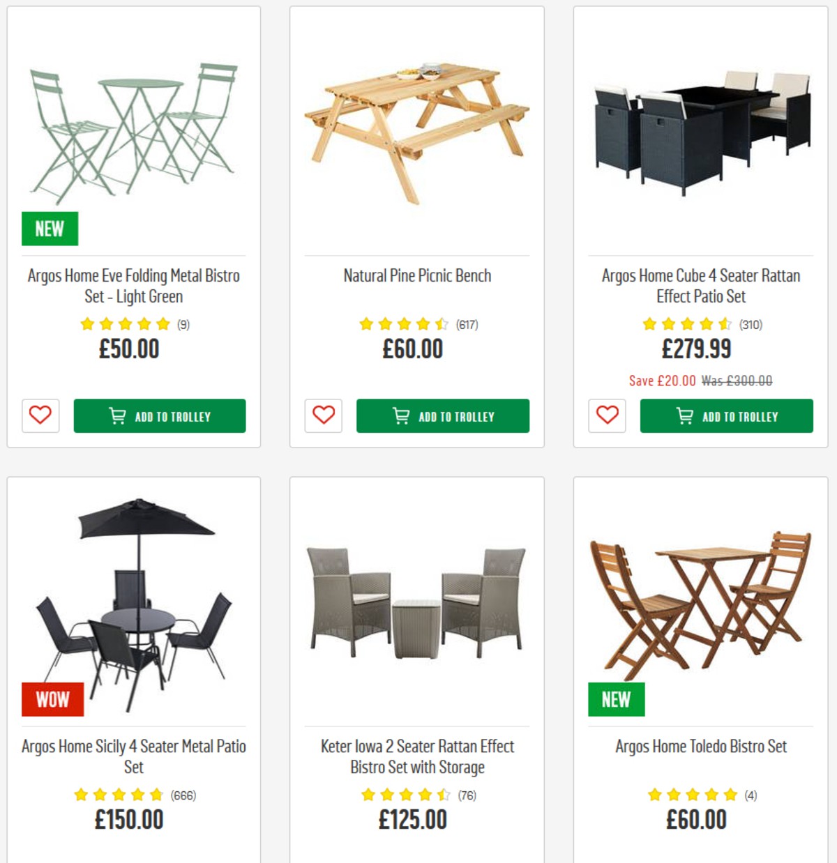 Argos Offers from 16 April