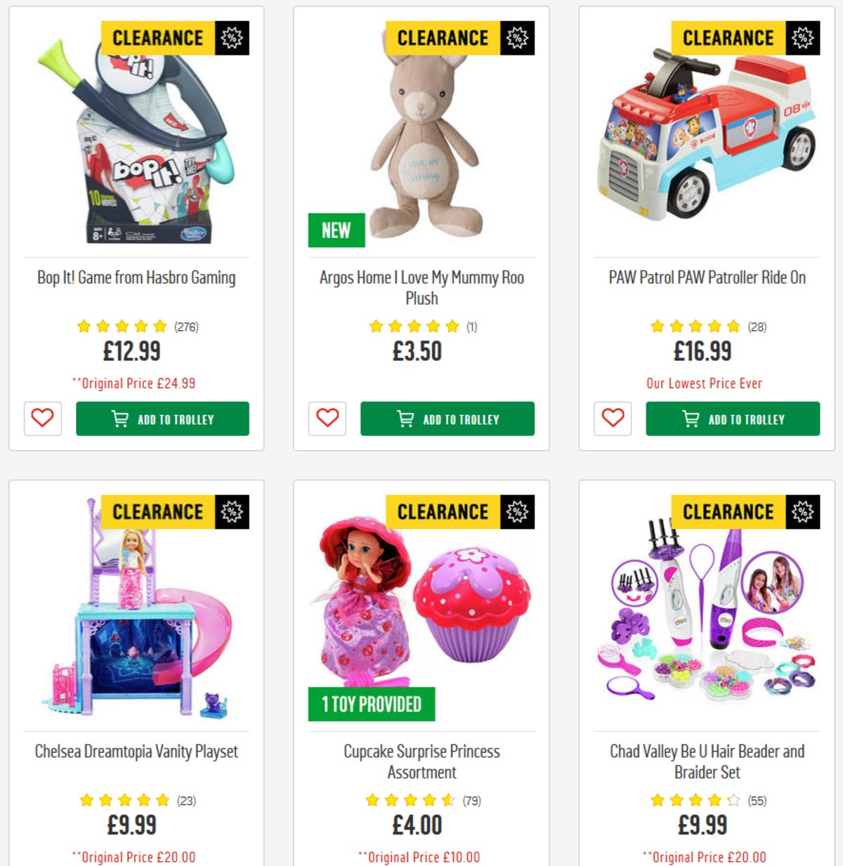 Argos Offers from 16 April
