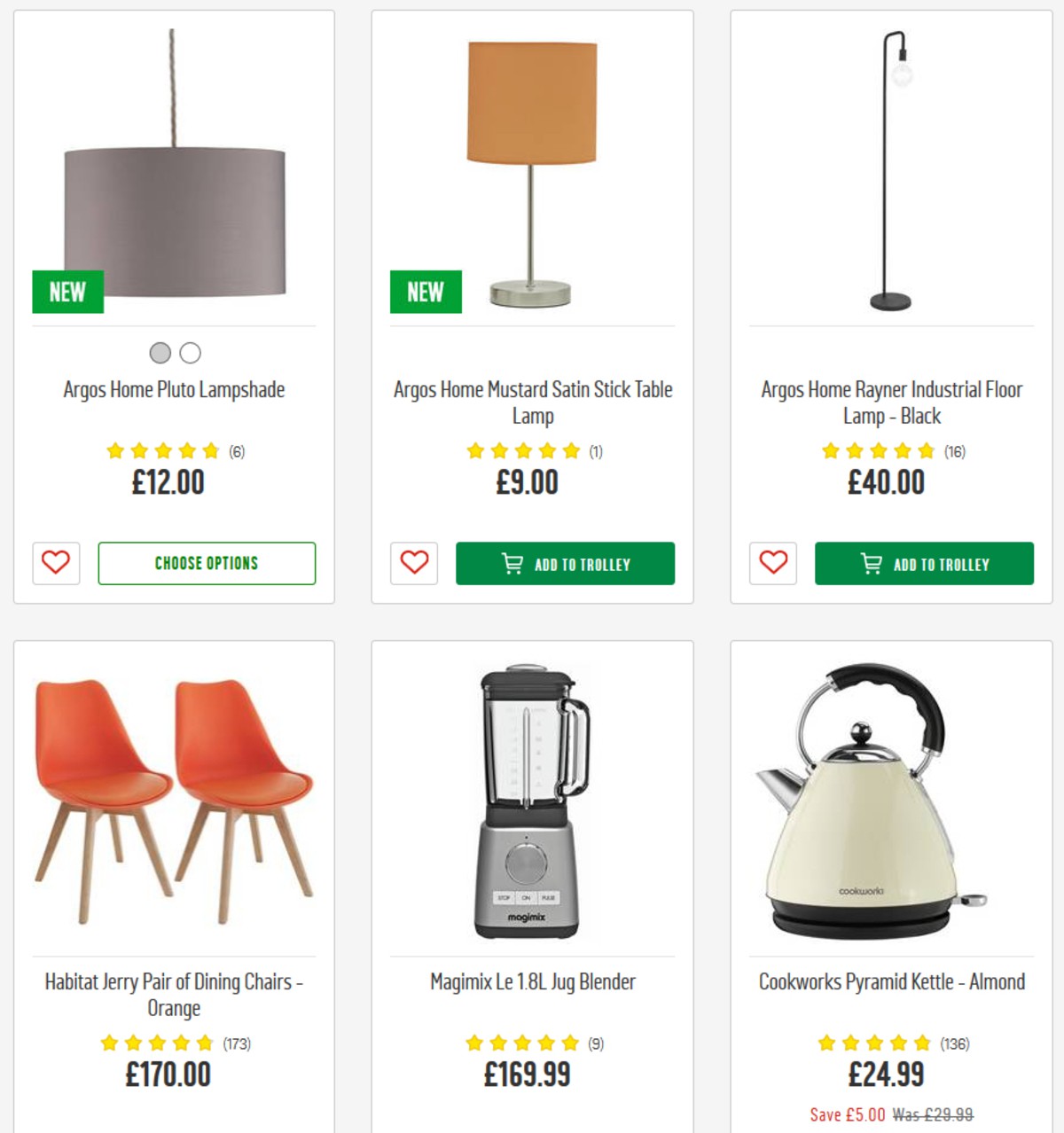 Argos Offers from 16 April