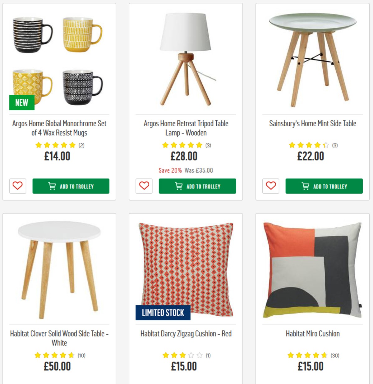 Argos Offers from 16 April