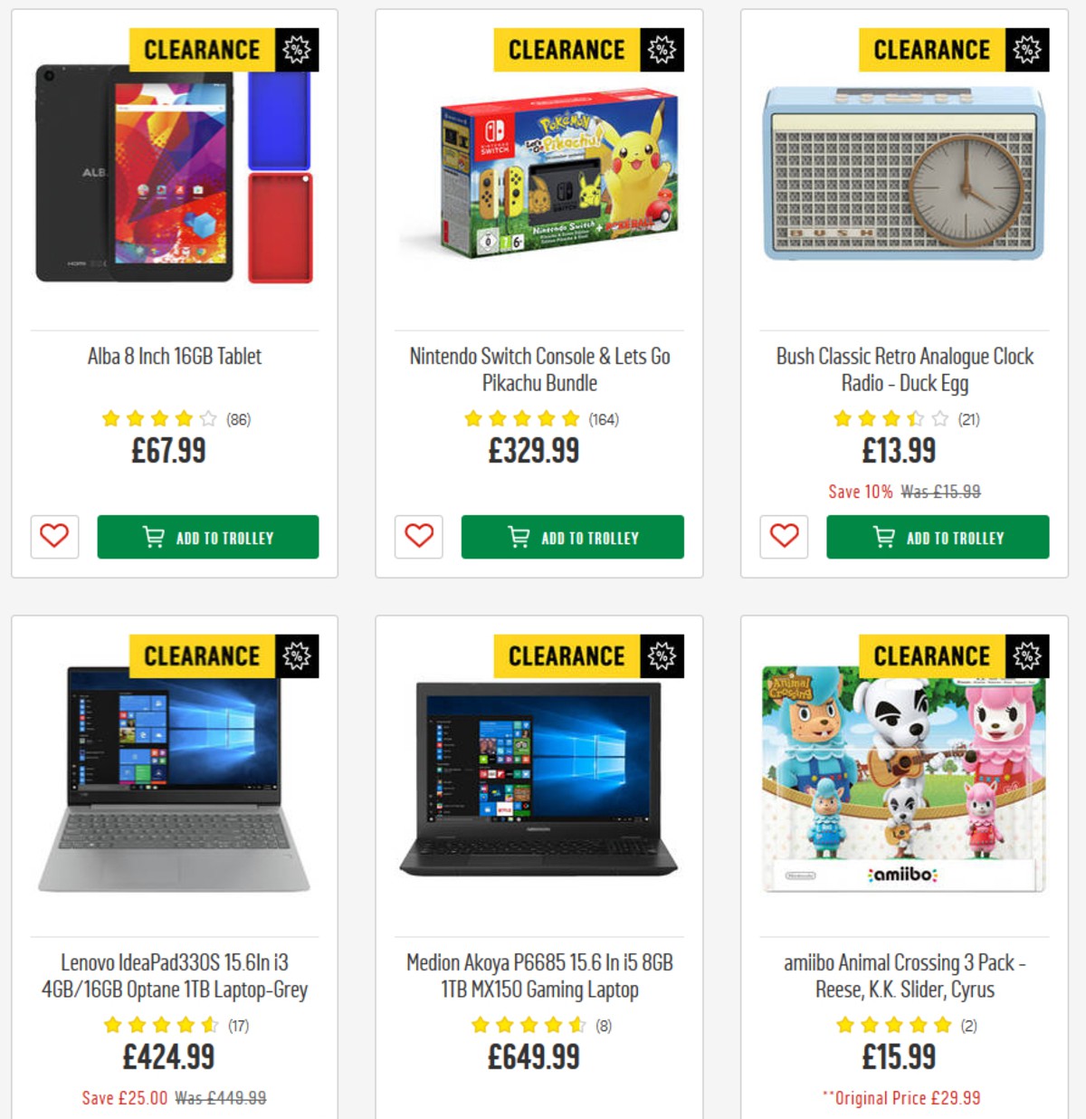 Argos Offers from 16 April
