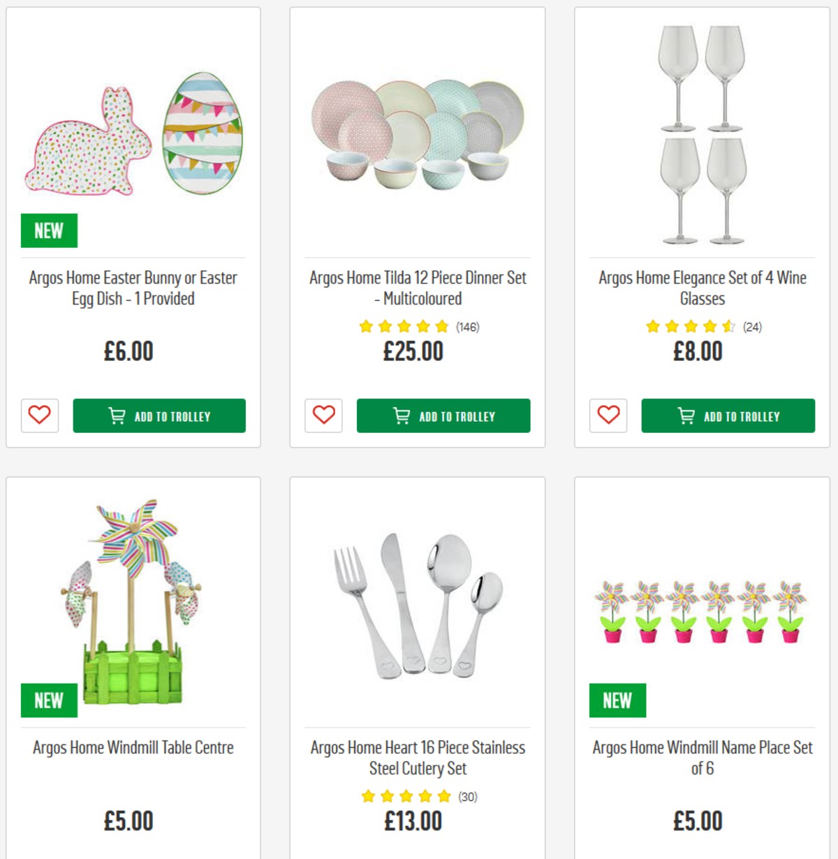 Argos Offers from 15 April