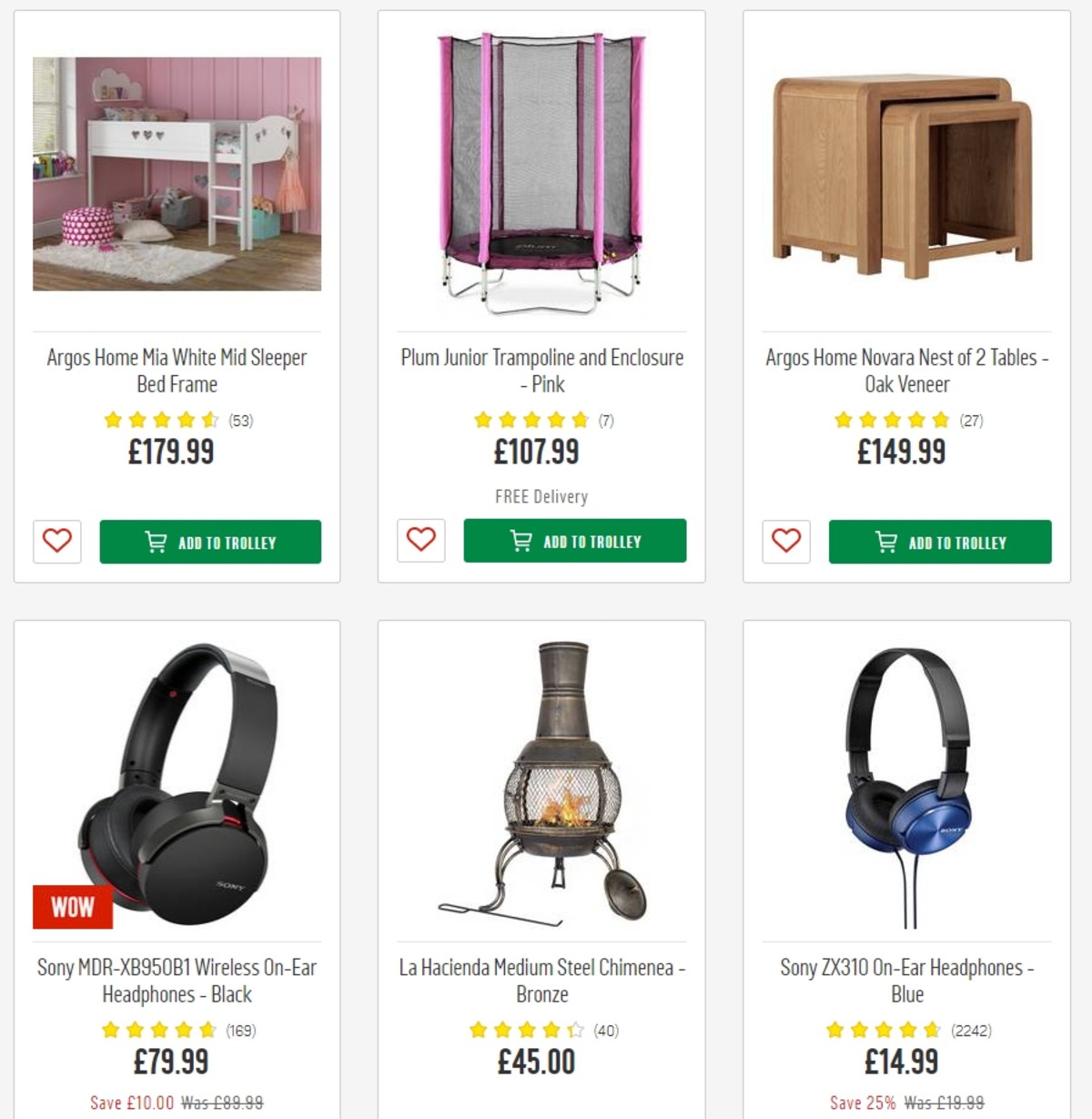 Argos Offers from 7 May