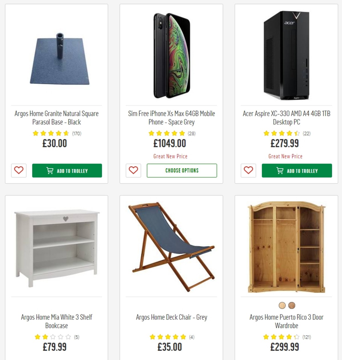 Argos Offers from 7 May