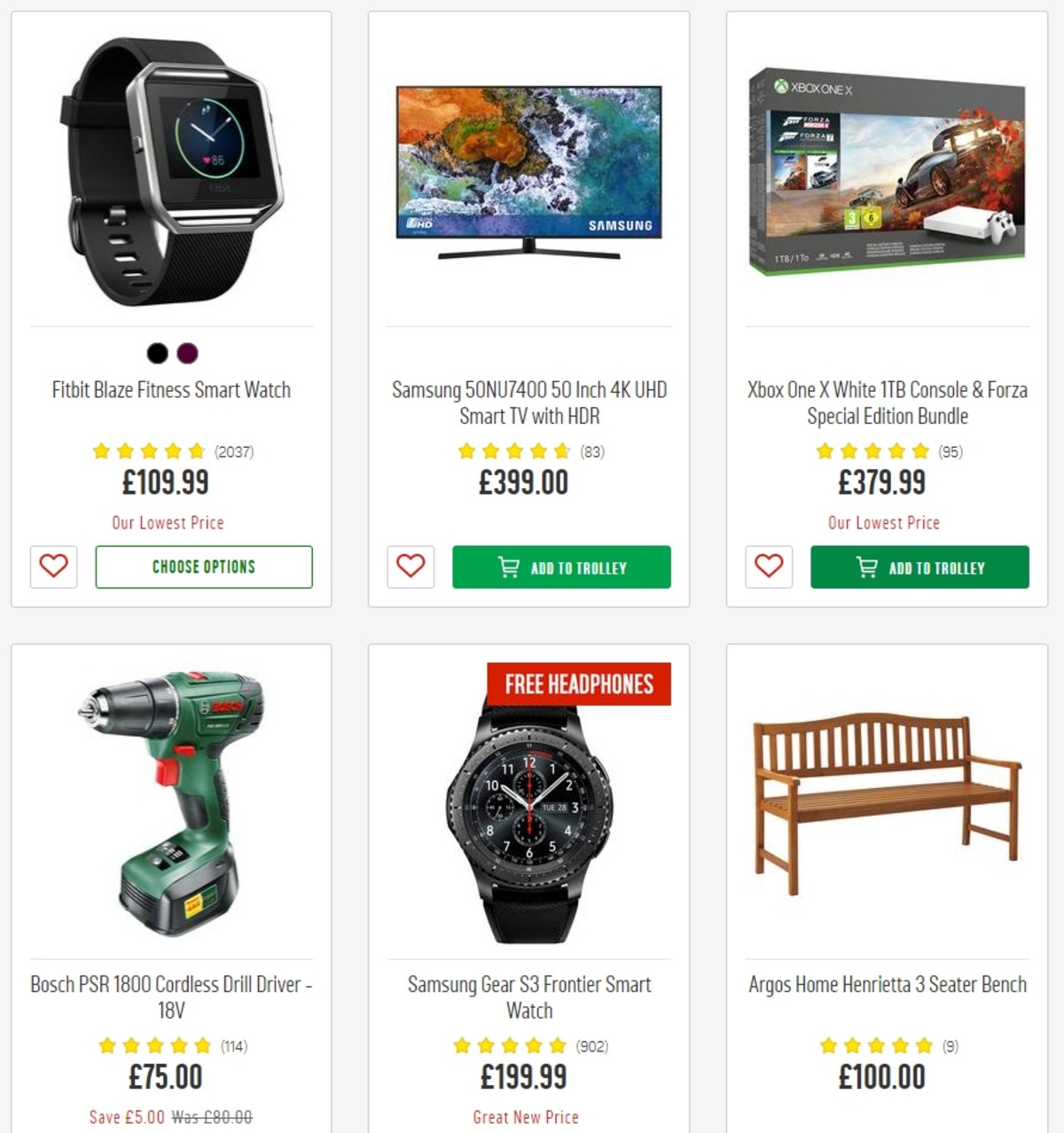 Argos Offers from 7 May