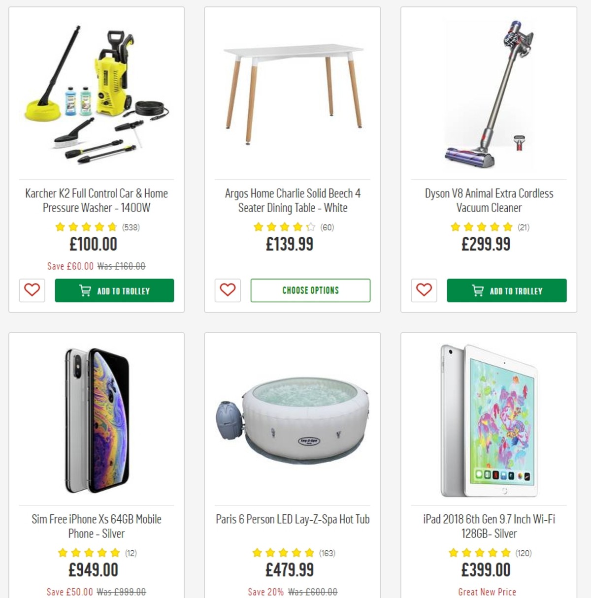 Argos Offers from 7 May