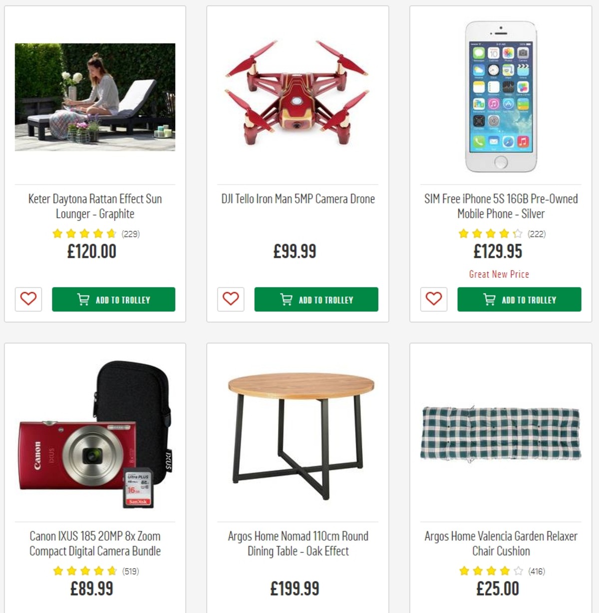 Argos Offers from 7 May